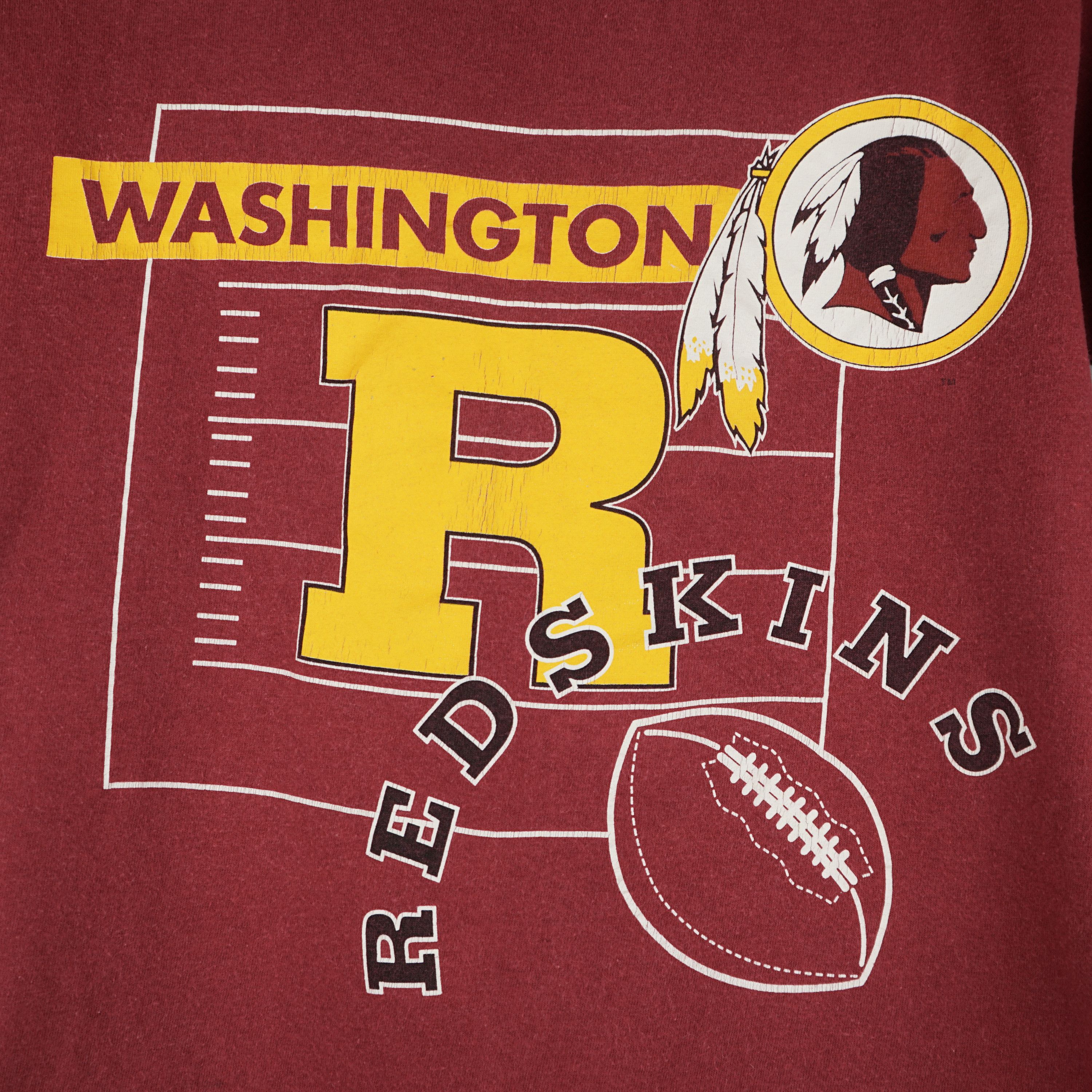 NFL × Vintage 1990s Washington Redskins t-shirt Single Stitch Size US S / EU 44-46 / 1 - 2 Thumbnail