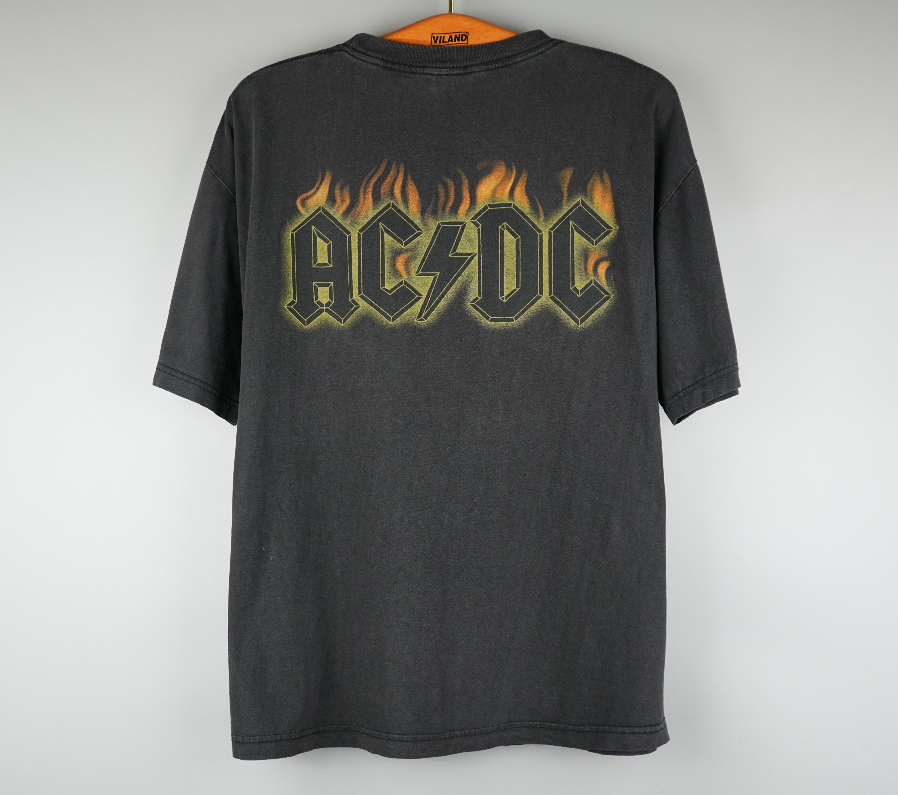 Band Tees × Vintage 2001 ACDC t-shirt Hells Bells Size US XL / EU 56 / 4 - 7 Thumbnail