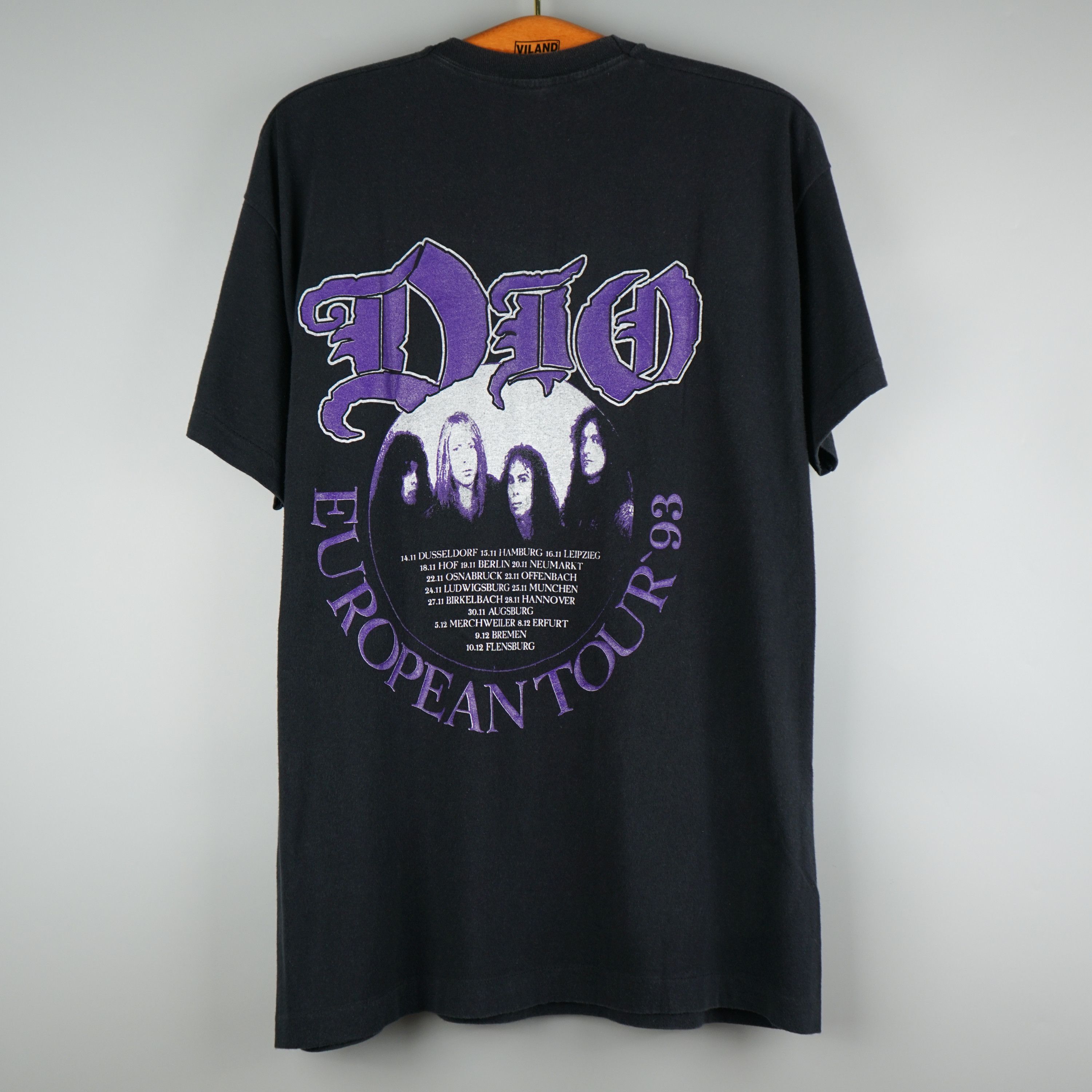Band Tees × Vintage 1993 Ronnie James Dio t-shirt EU Tour 93 Size US XL / EU 56 / 4 - 7 Thumbnail