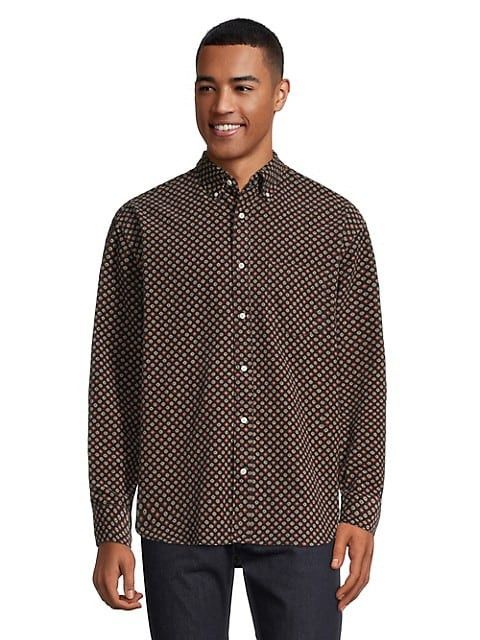 Gant BNWT AW22 GANT REL FOULARD PRINTED CORDUROY SHIRT M Size US M / EU 48-50 / 2 - 1 Thumbnail