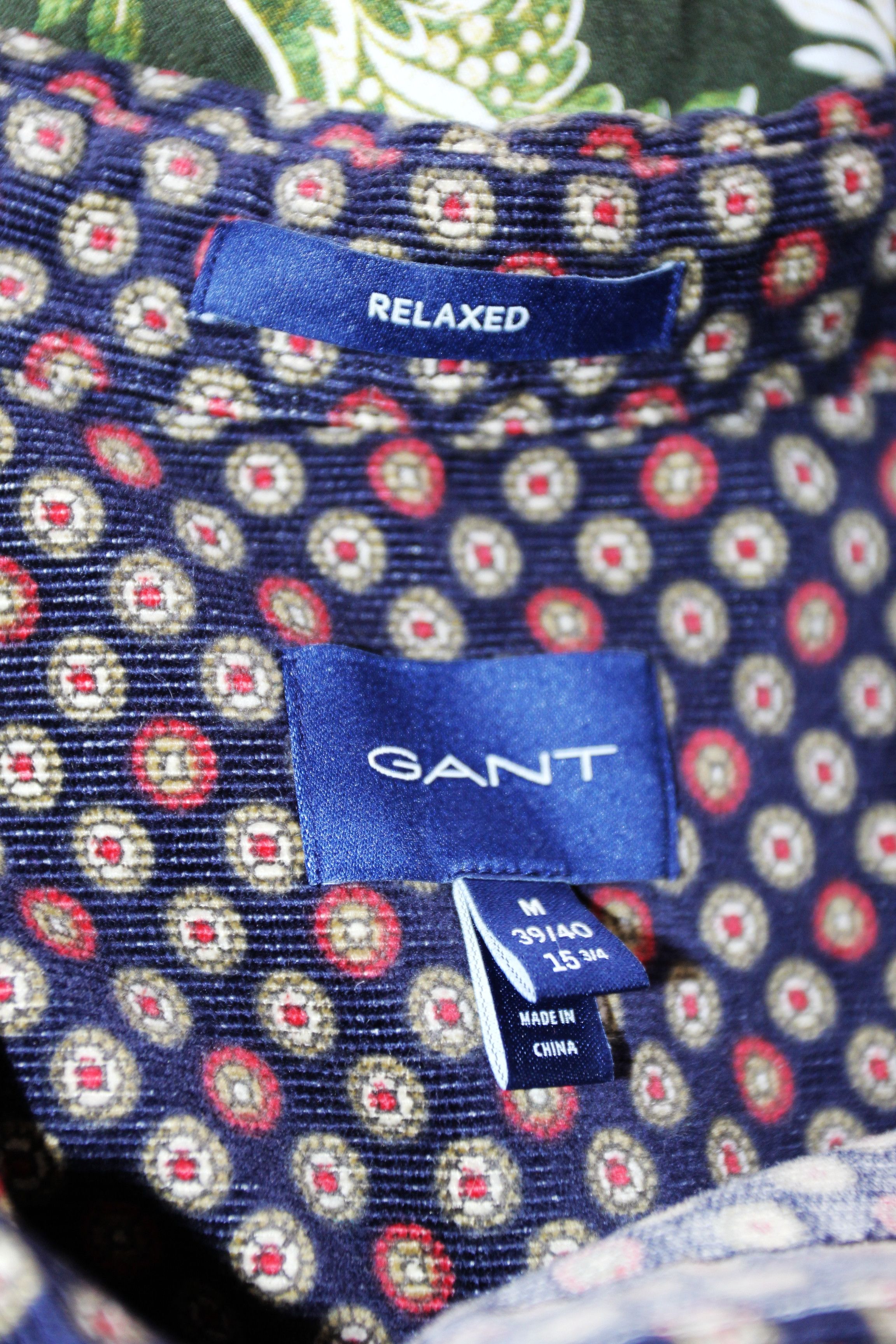 Gant BNWT AW22 GANT REL FOULARD PRINTED CORDUROY SHIRT M Size US M / EU 48-50 / 2 - 8 Thumbnail