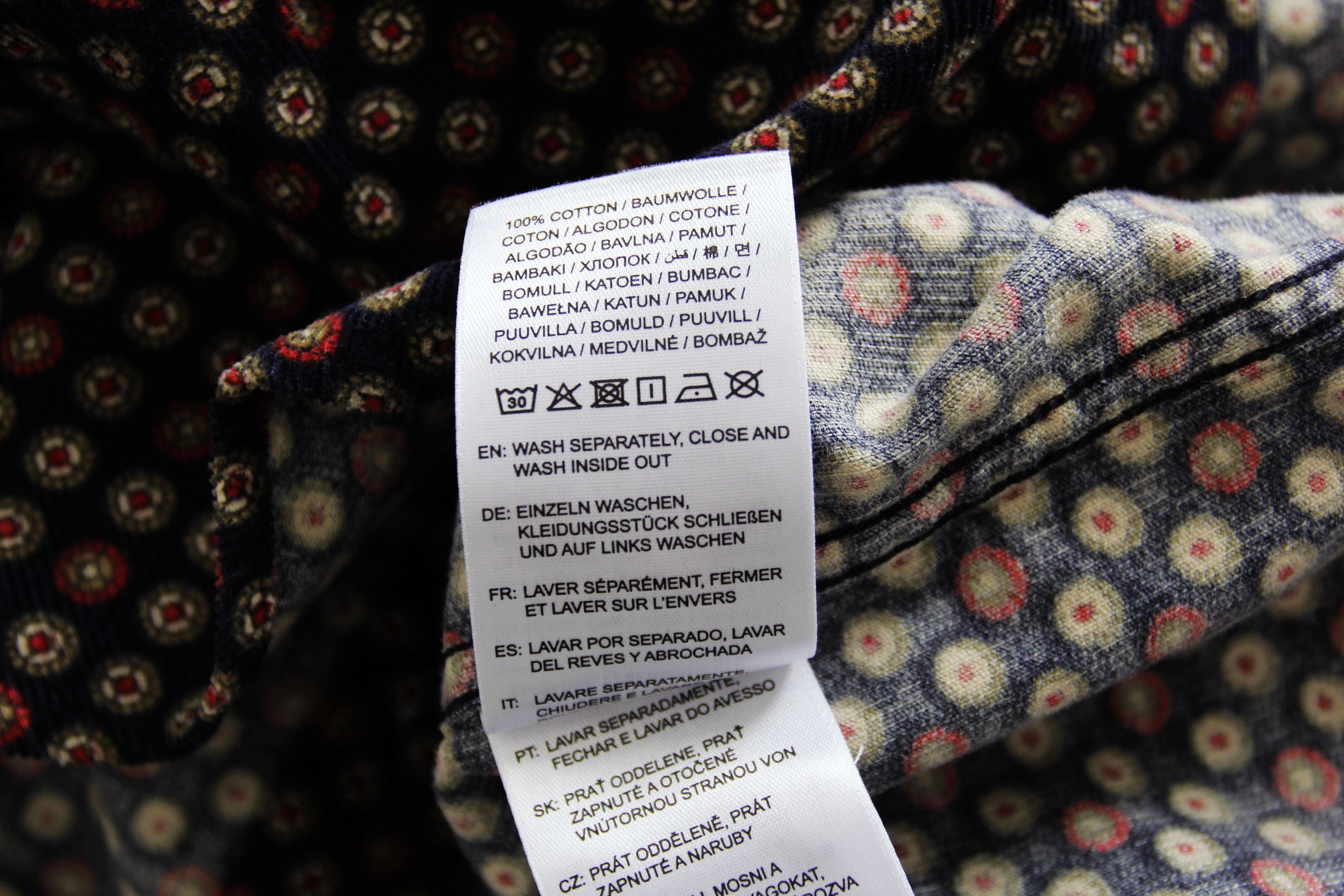 Gant BNWT AW22 GANT REL FOULARD PRINTED CORDUROY SHIRT M Size US M / EU 48-50 / 2 - 10 Thumbnail