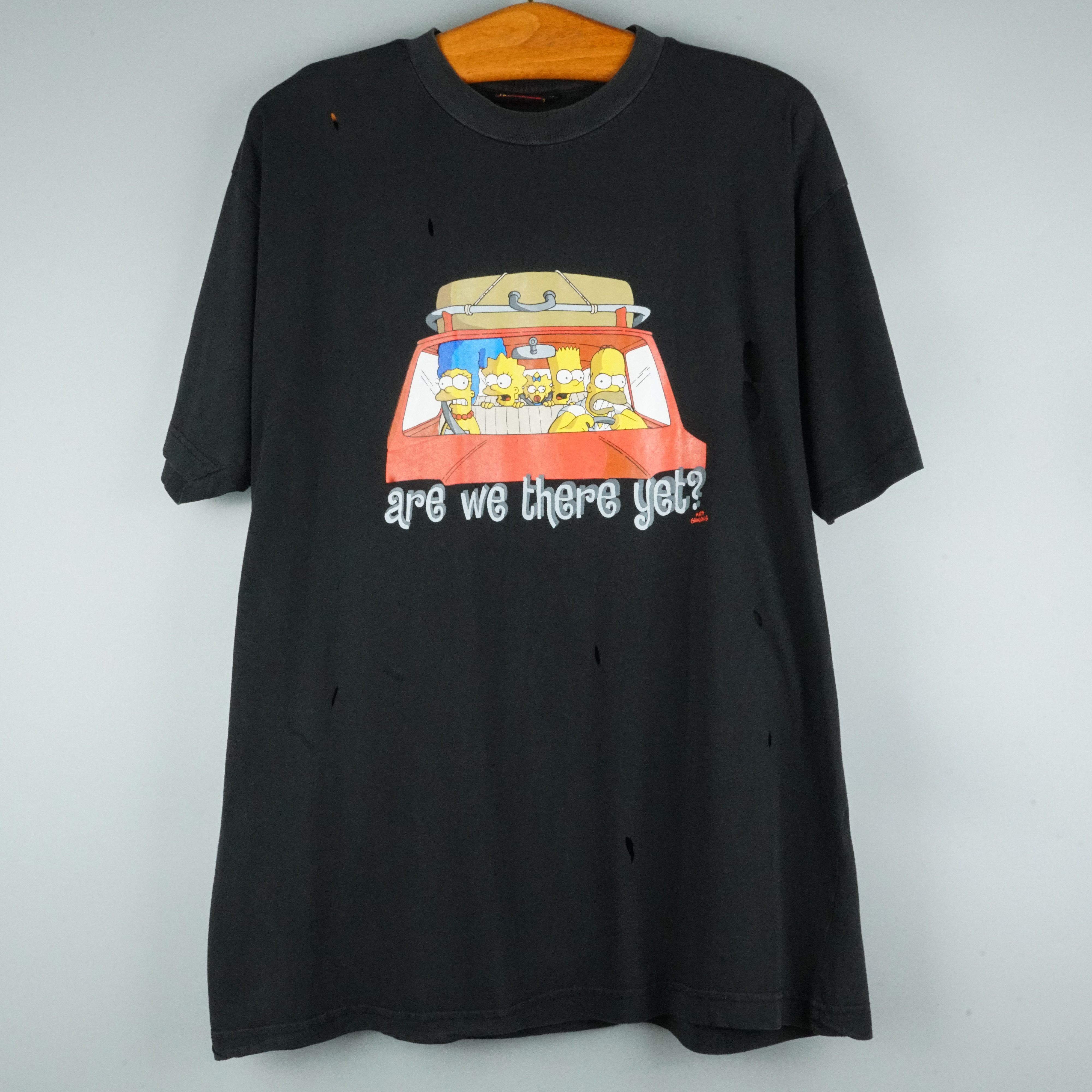 Cartoon Network × The Simpsons × Vintage Vintage The Simpsons t shirt 2000 Distressed Size US XL / EU 56 / 4 - 1 Thumbnail