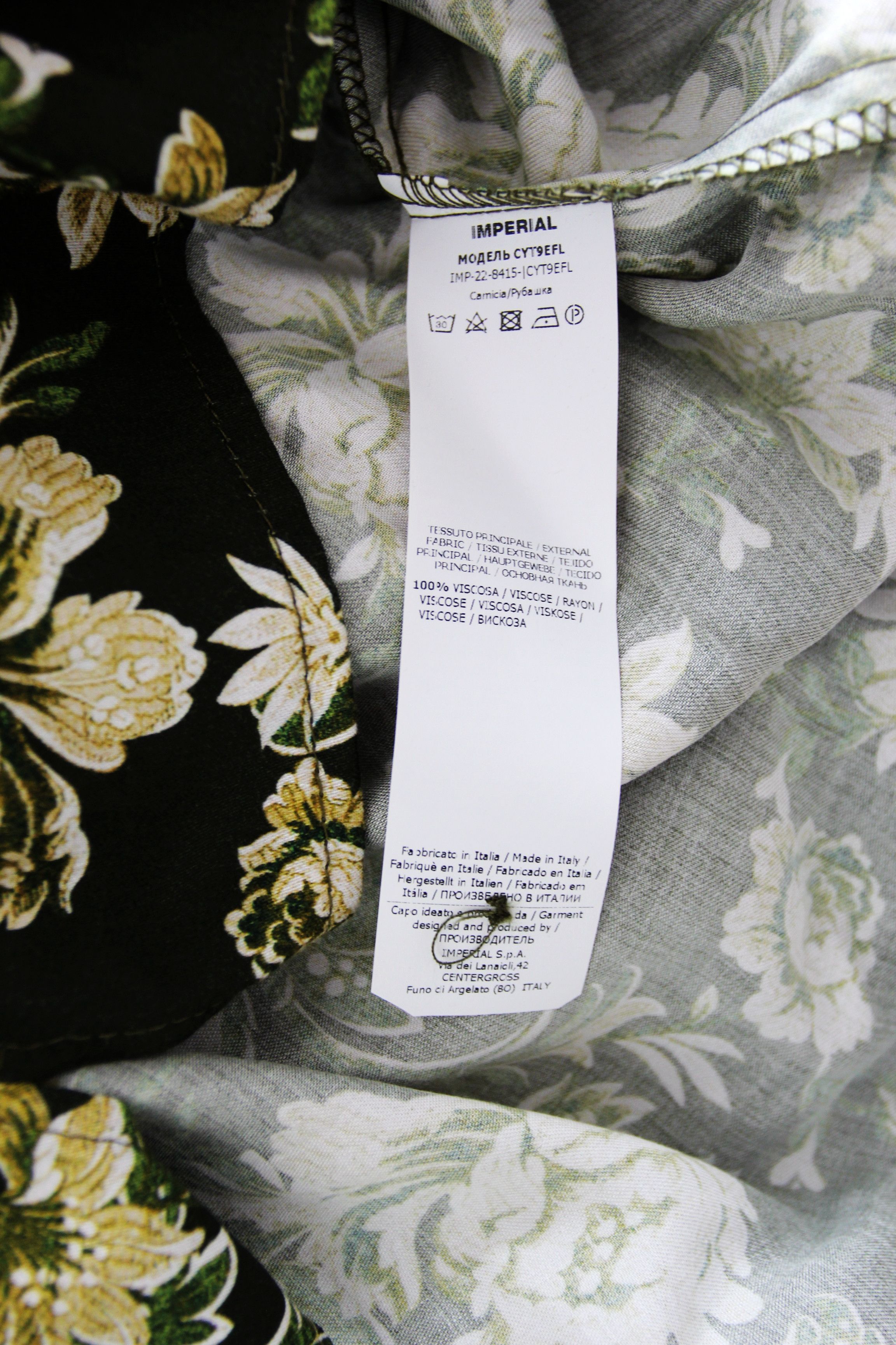 Imperial BNWT AW22 IMPERIAL FLORAL SHIRT S Size US S / EU 44-46 / 1 - 8 Thumbnail