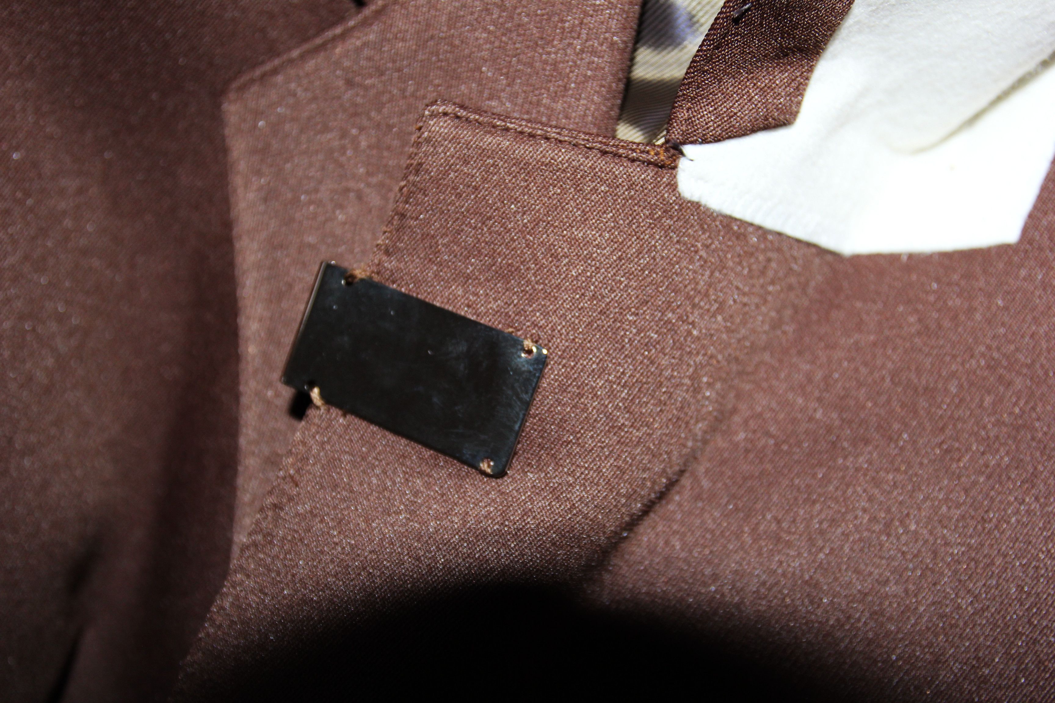 Wooyoungmi BNWT AW20 WOOYOUNGMI BROWN 2 BUTTON BLAZER 50 Size US M / EU 48-50 / 2 - 10 Thumbnail