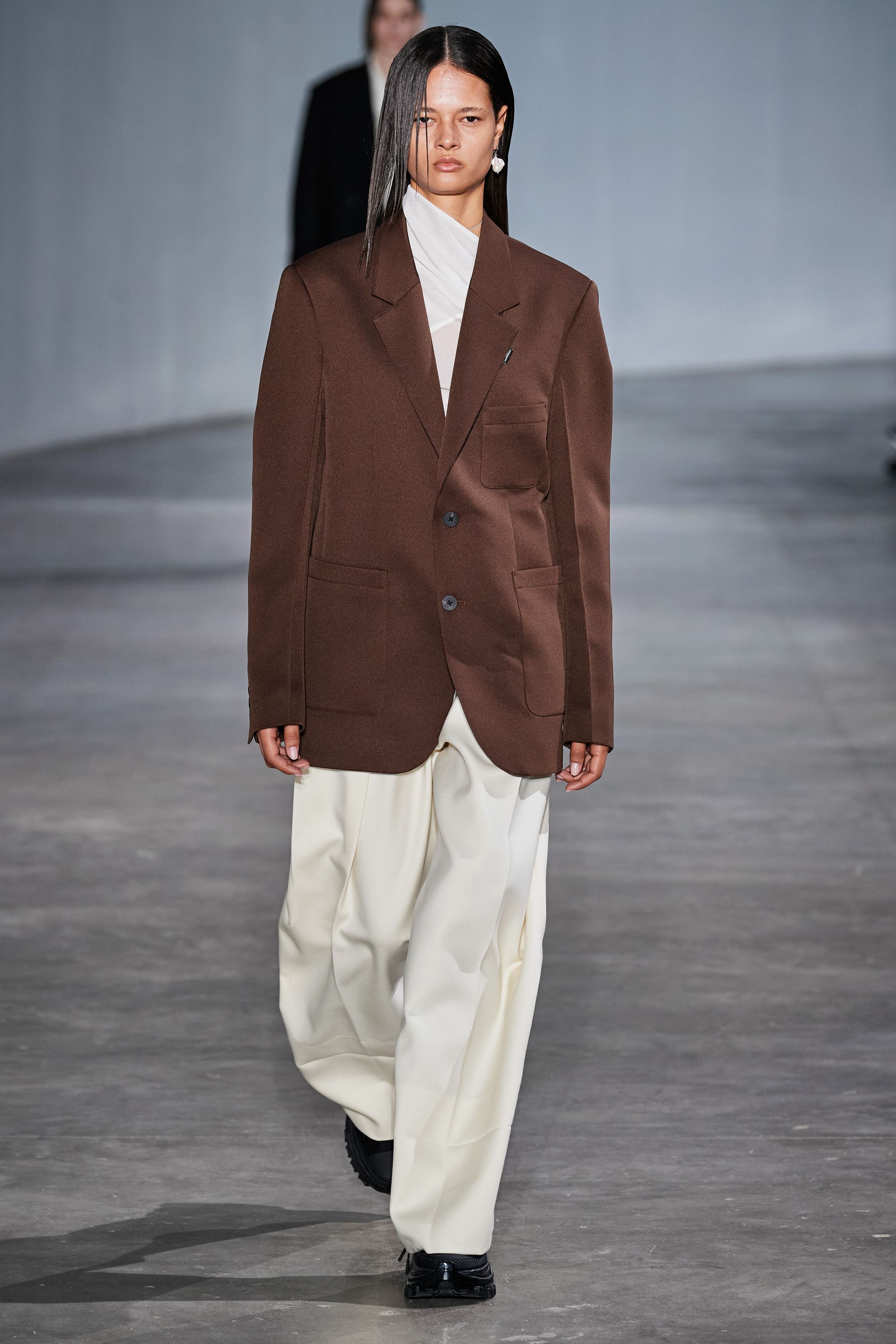 Wooyoungmi BNWT AW20 WOOYOUNGMI BROWN 2 BUTTON BLAZER 50 Size US M / EU 48-50 / 2 - 21 Thumbnail