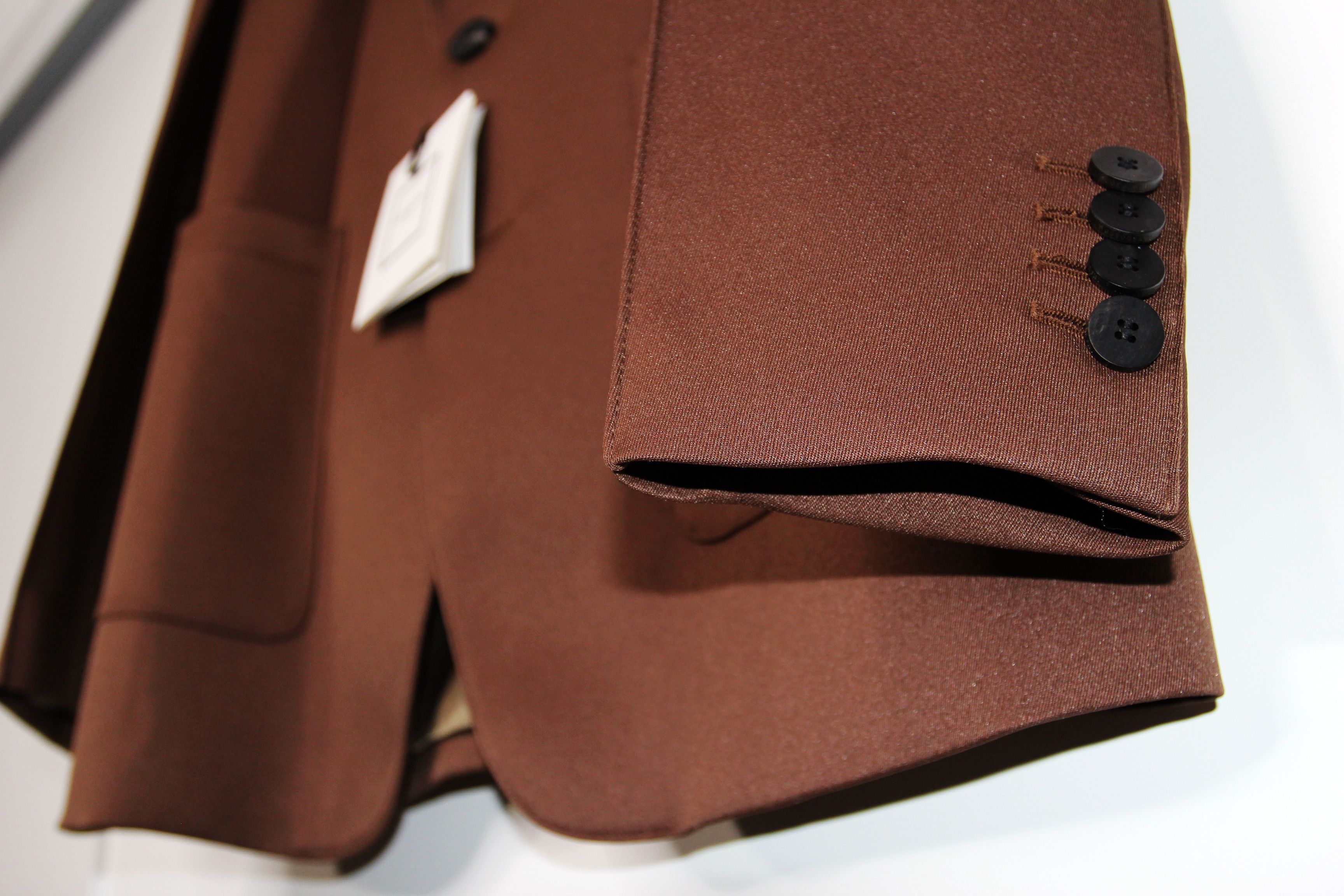 Wooyoungmi BNWT AW20 WOOYOUNGMI BROWN 2 BUTTON BLAZER 50 Size US M / EU 48-50 / 2 - 5 Thumbnail
