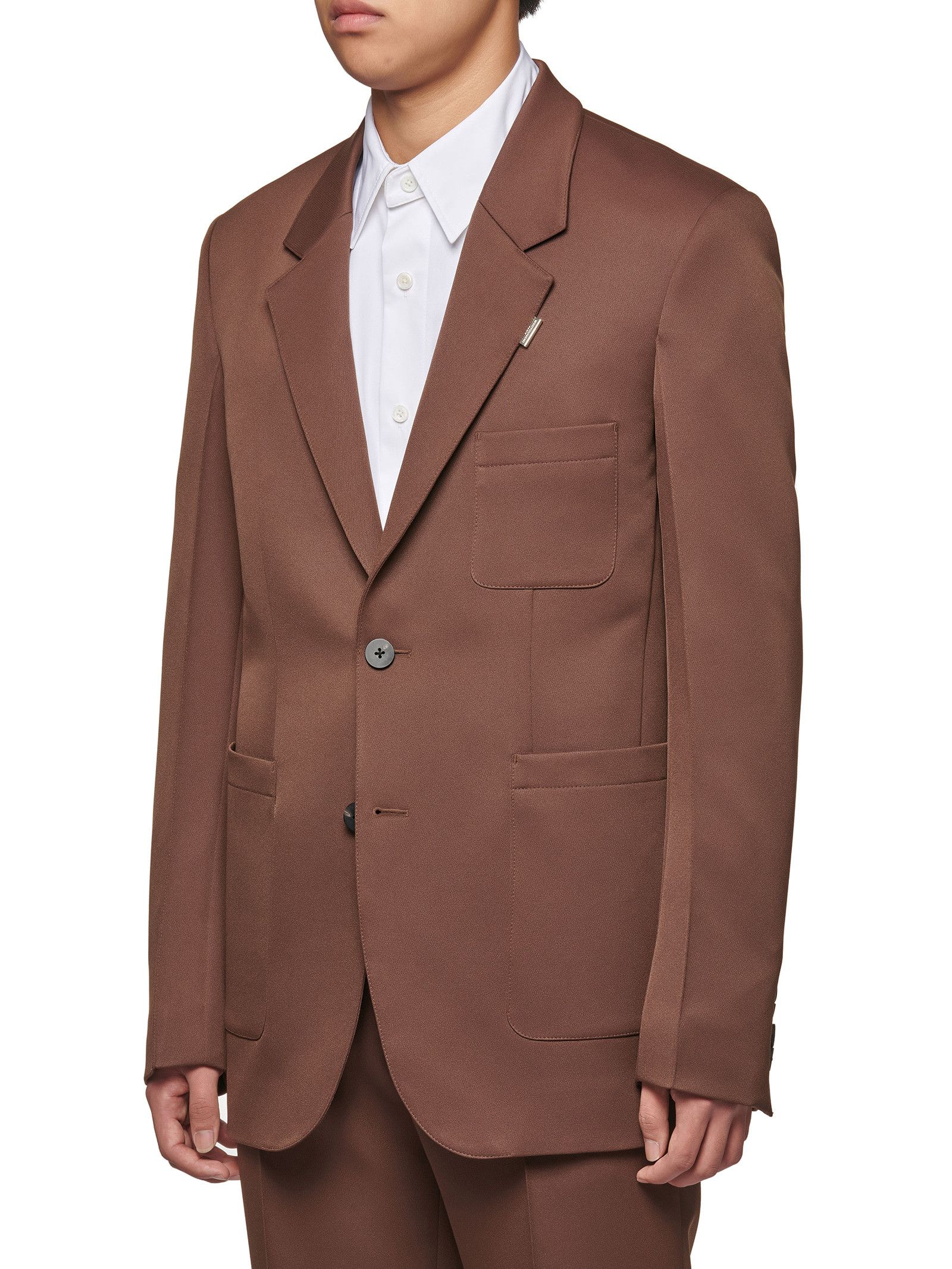 Wooyoungmi BNWT AW20 WOOYOUNGMI BROWN 2 BUTTON BLAZER 50 Size US M / EU 48-50 / 2 - 19 Thumbnail
