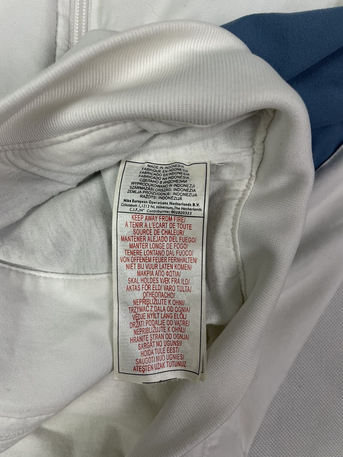 Nike × Vintage Vintage Y2K Nike Track Jacket Drill Suit Sweatshirt Zip Size US XL / EU 56 / 4 - 5 Thumbnail