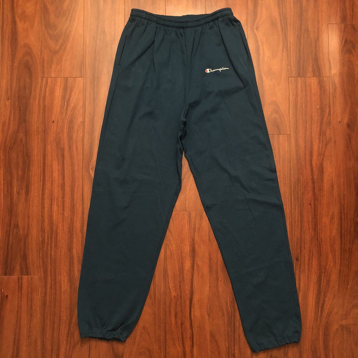 Champion × Vintage vintage 90s Champion Athletic USA track SweatPants turquoise Size US 31 - 2 Thumbnail