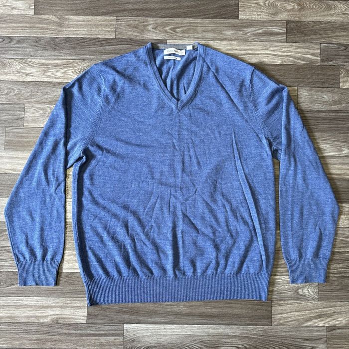 Calvin Klein Calvin Klein Merino Wool Sweater; Men's XL; Solid