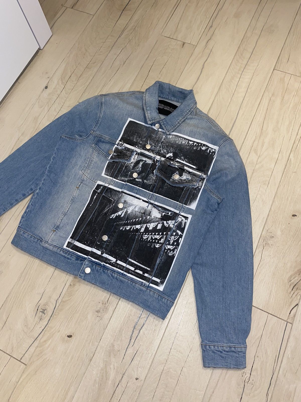 Calvin Klein 205W39NYC Calvin Klein X Andy Warhol Rodeo Printed Denim Jacket Size US L / EU 52-54 / 3 - 2 Thumbnail