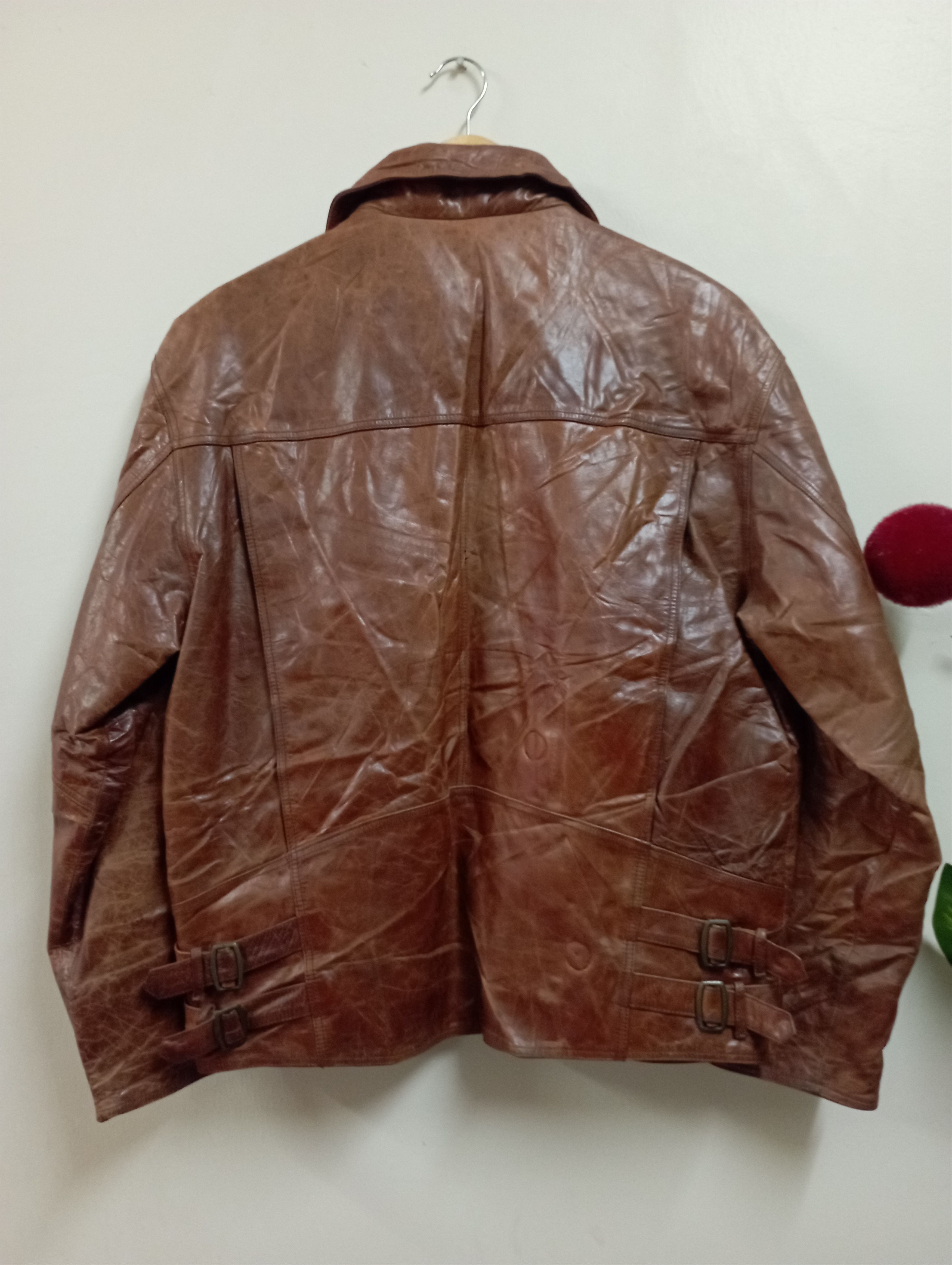 Schott Vintage Crocodile Leather Jacket Size US L / EU 52-54 / 3 - 4 Thumbnail
