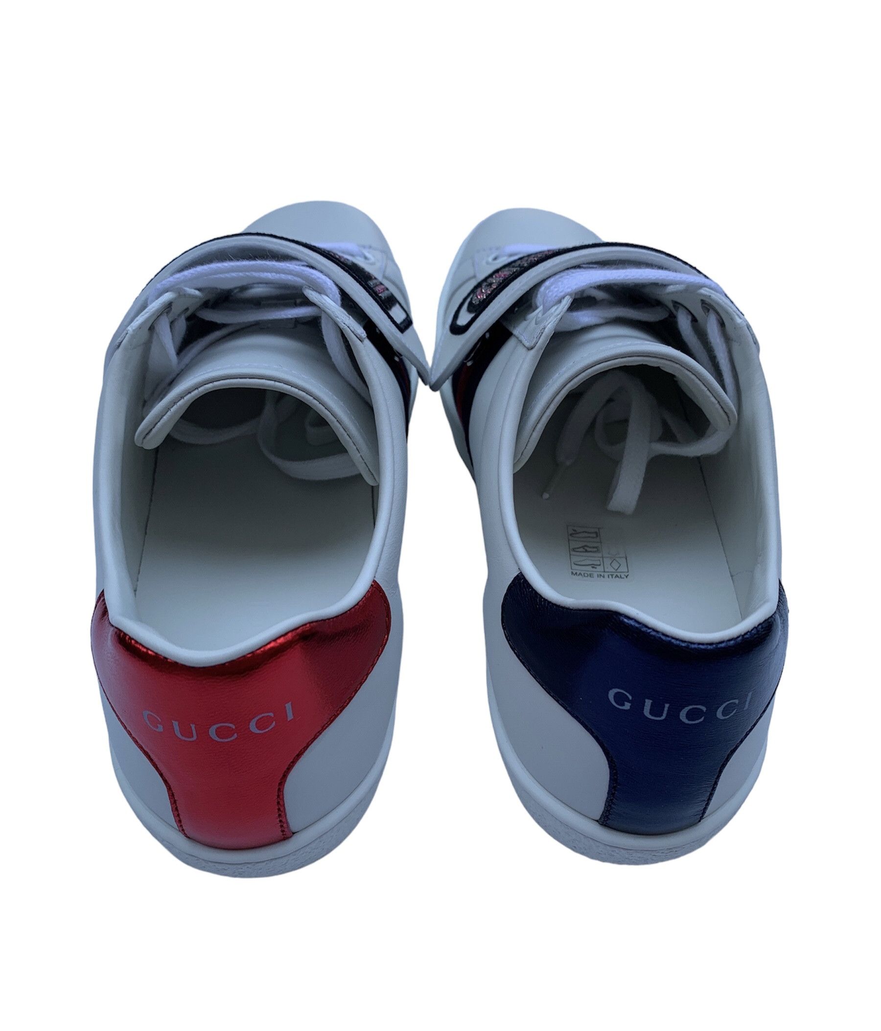 Gucci Gucci Ace "Loved" Crystal Low Top Sneaker Size 37 Size US 5 / EU 37 - 5 Thumbnail