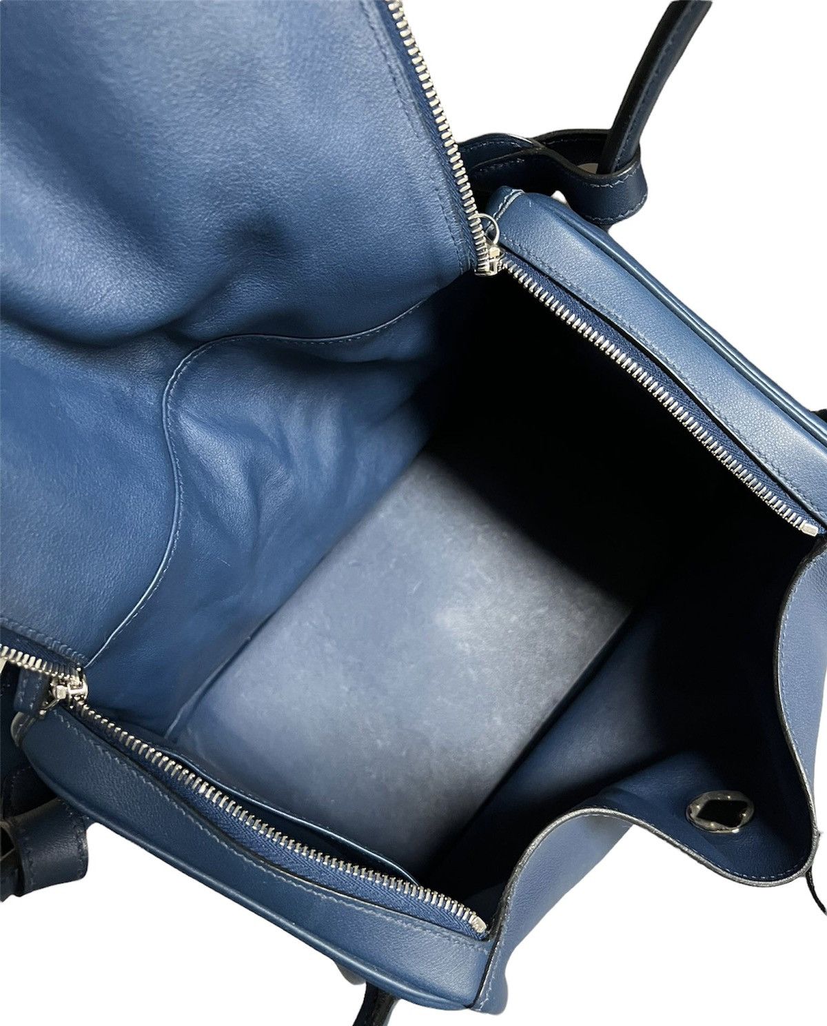 Hermes Hermes Lindy 34 Bag Navy Blue Swift Leather Silver Hardware Size ONE SIZE - 9 Thumbnail
