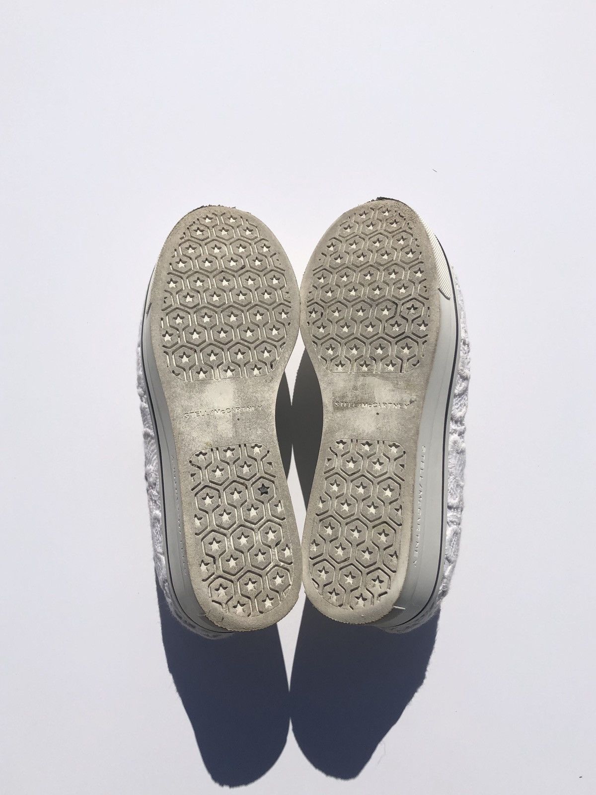 Stella McCartney Stella McCartney Binx White Lace Platform Creeper Slip Ons Size US 6 / IT 36 - 7 Thumbnail
