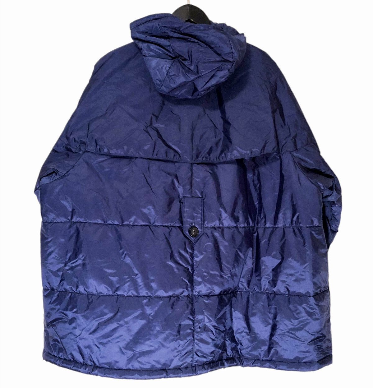 Prada Prada Navy Blue Padded Down Hooded Jacket Size S / US 4 / IT 40 - 2 Thumbnail