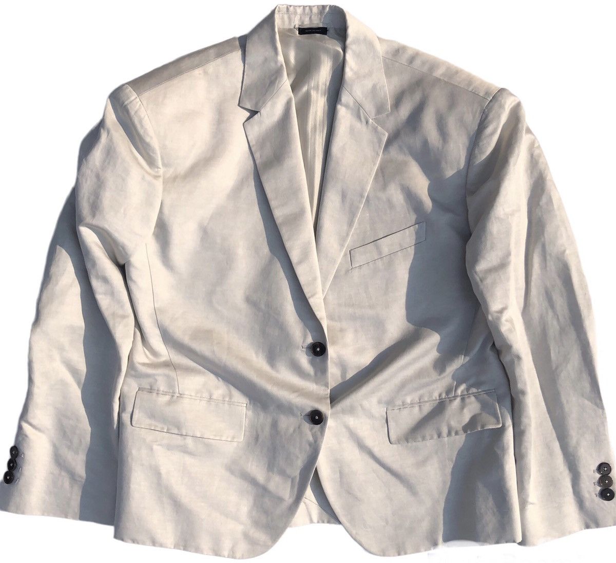 Jil Sander Jil Sander Linen/Cotton Blend Ecru Blazer Size 40 Size S / US 4 / IT 40 - 2 Thumbnail
