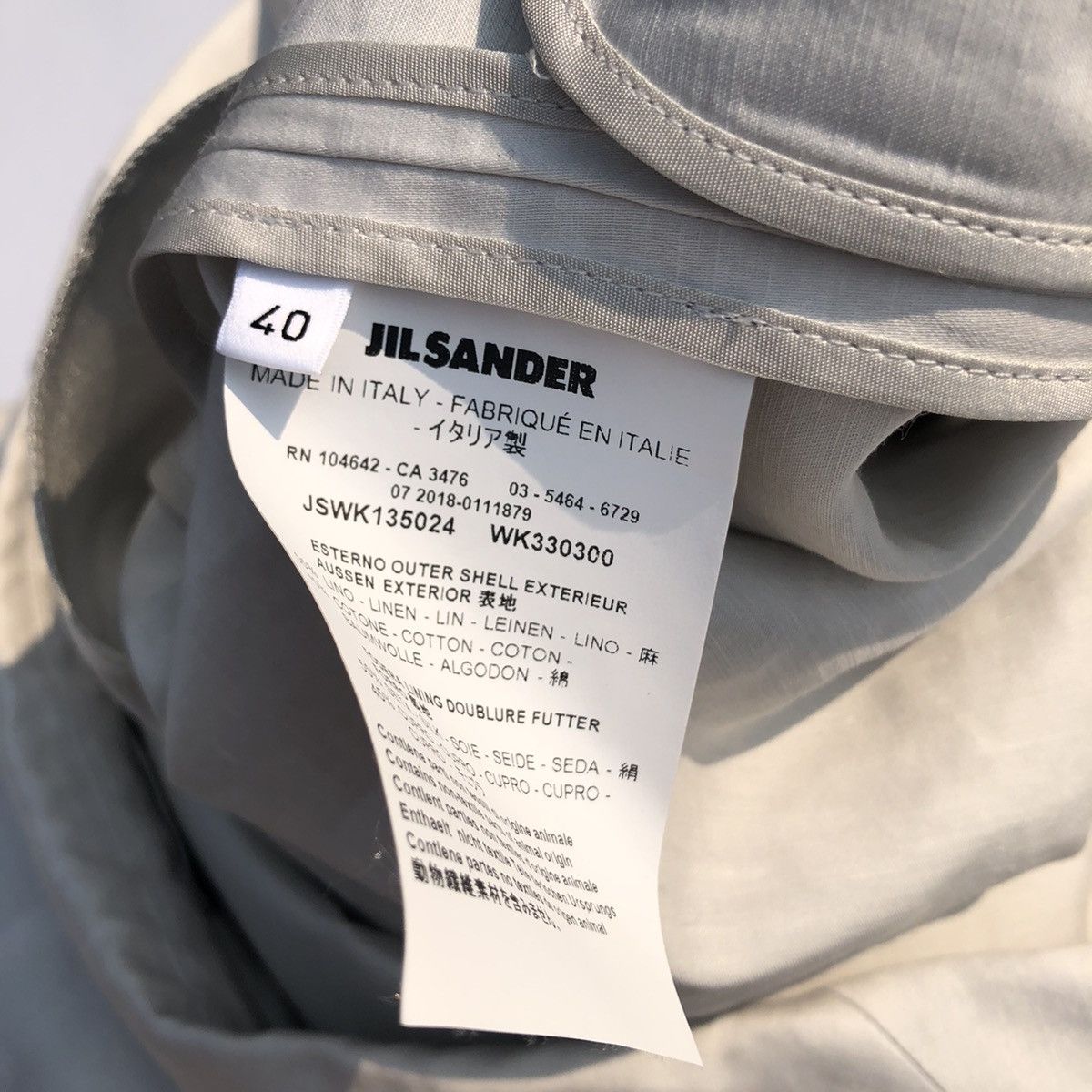Jil Sander Jil Sander Linen/Cotton Blend Ecru Blazer Size 40 Size S / US 4 / IT 40 - 5 Thumbnail