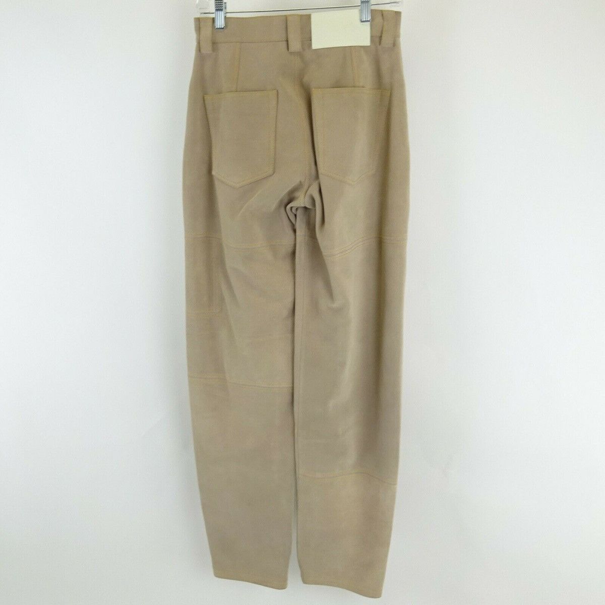 Sunnei SUNNEI NWT Classic Leather Pant Beige Suede Patchwork Kim K Size US 30 / EU 46 - 7 Thumbnail