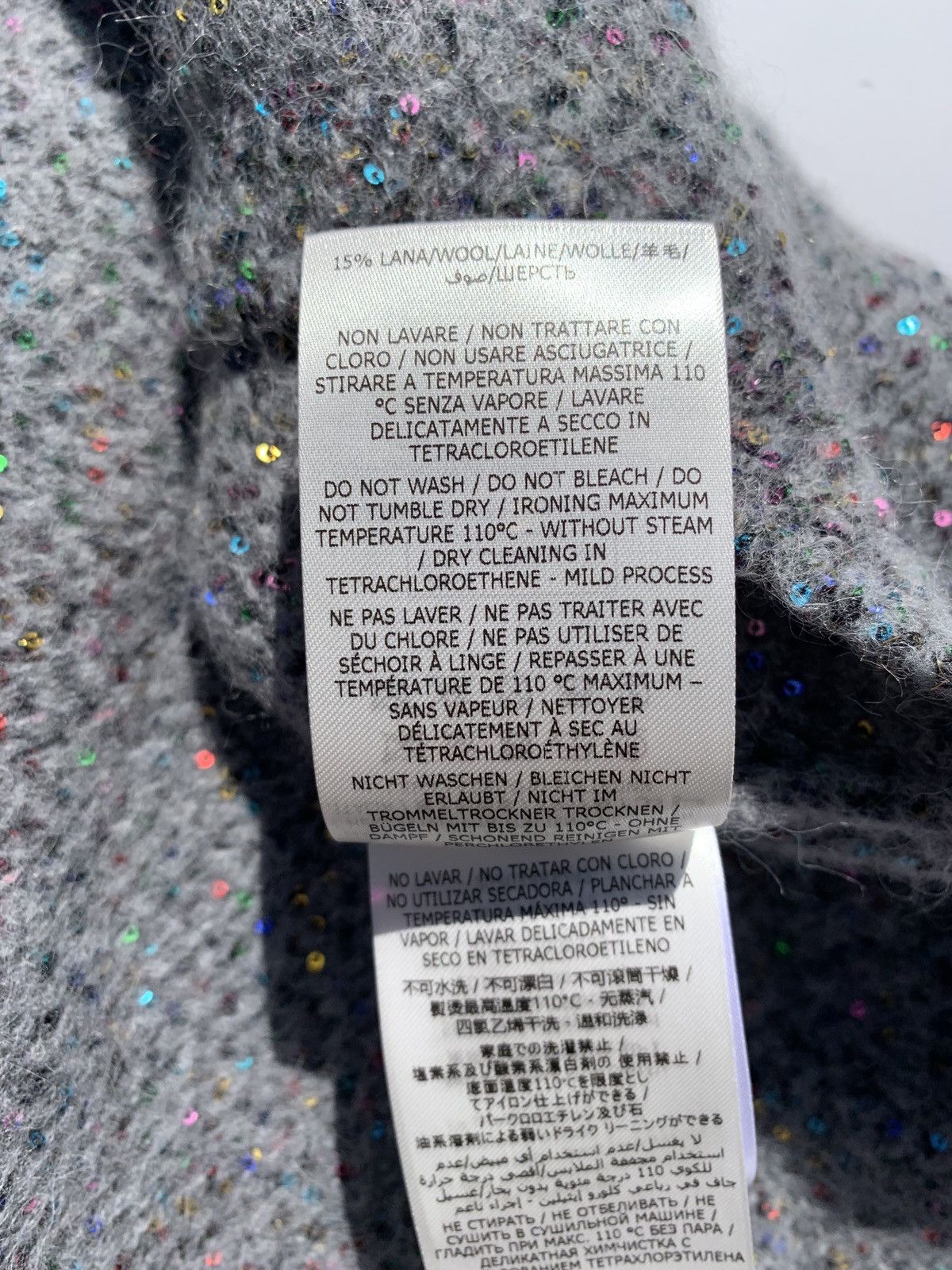Stella McCartney Stella McCartney Alpaca Sequin Embellished Knitted Sweater Size M / US 6-8 / IT 42-44 - 7 Thumbnail