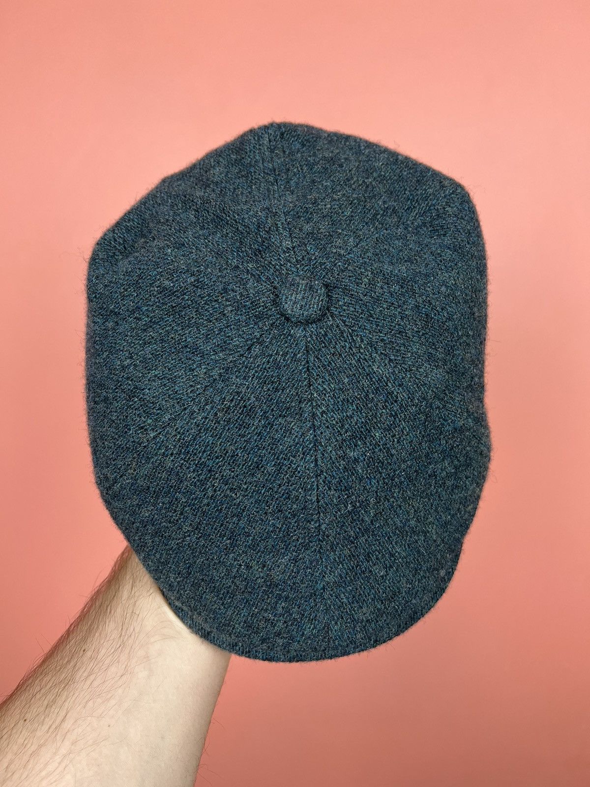 Harris Tweed Moon merino lambswool cap flat eight-part hype Size ONE SIZE - 9 Thumbnail