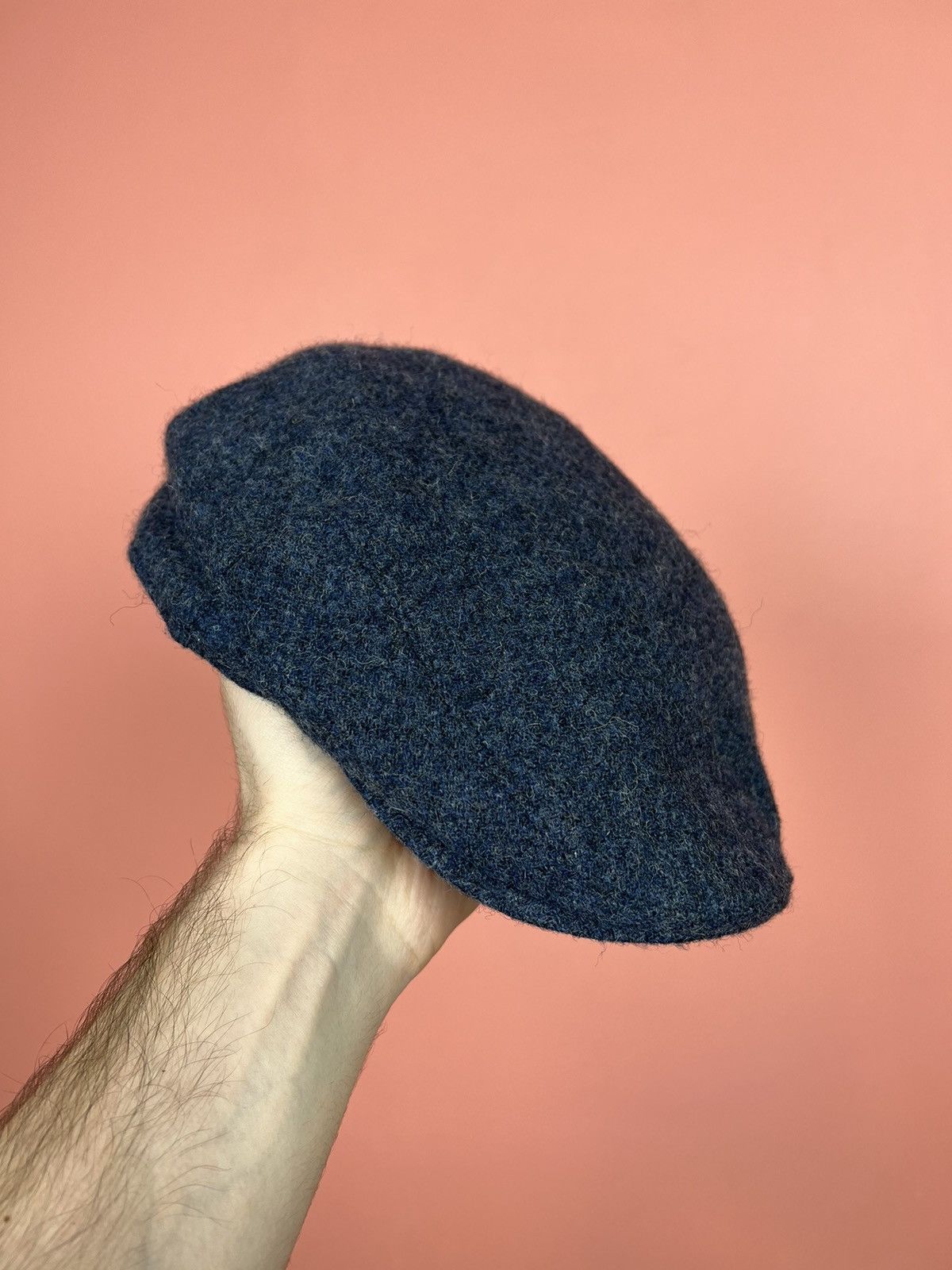 Harris Tweed Moon merino lambswool cap flat eight-part hype Size ONE SIZE - 1 Thumbnail