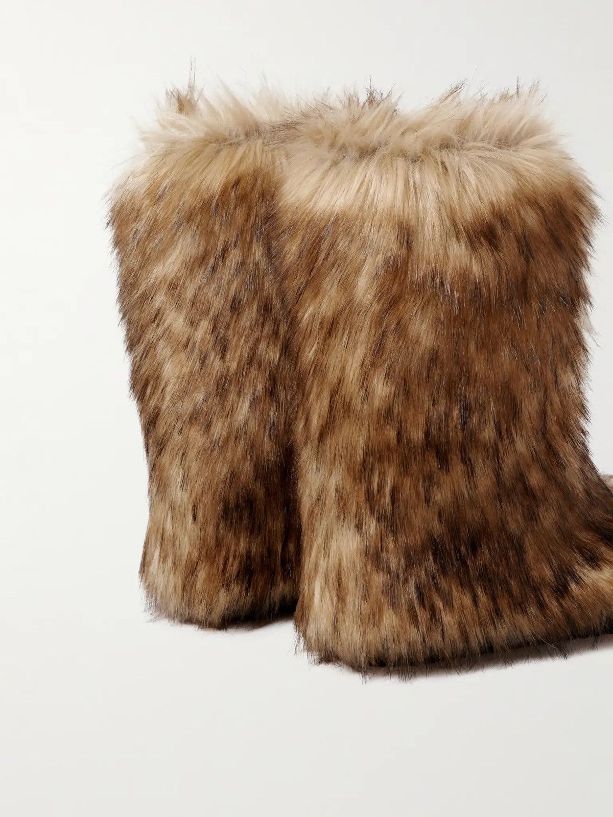 Celine 🔥RUNWAY🔥Celine Faux Fur Boots Size US 8 / EU 41 - 4 Thumbnail