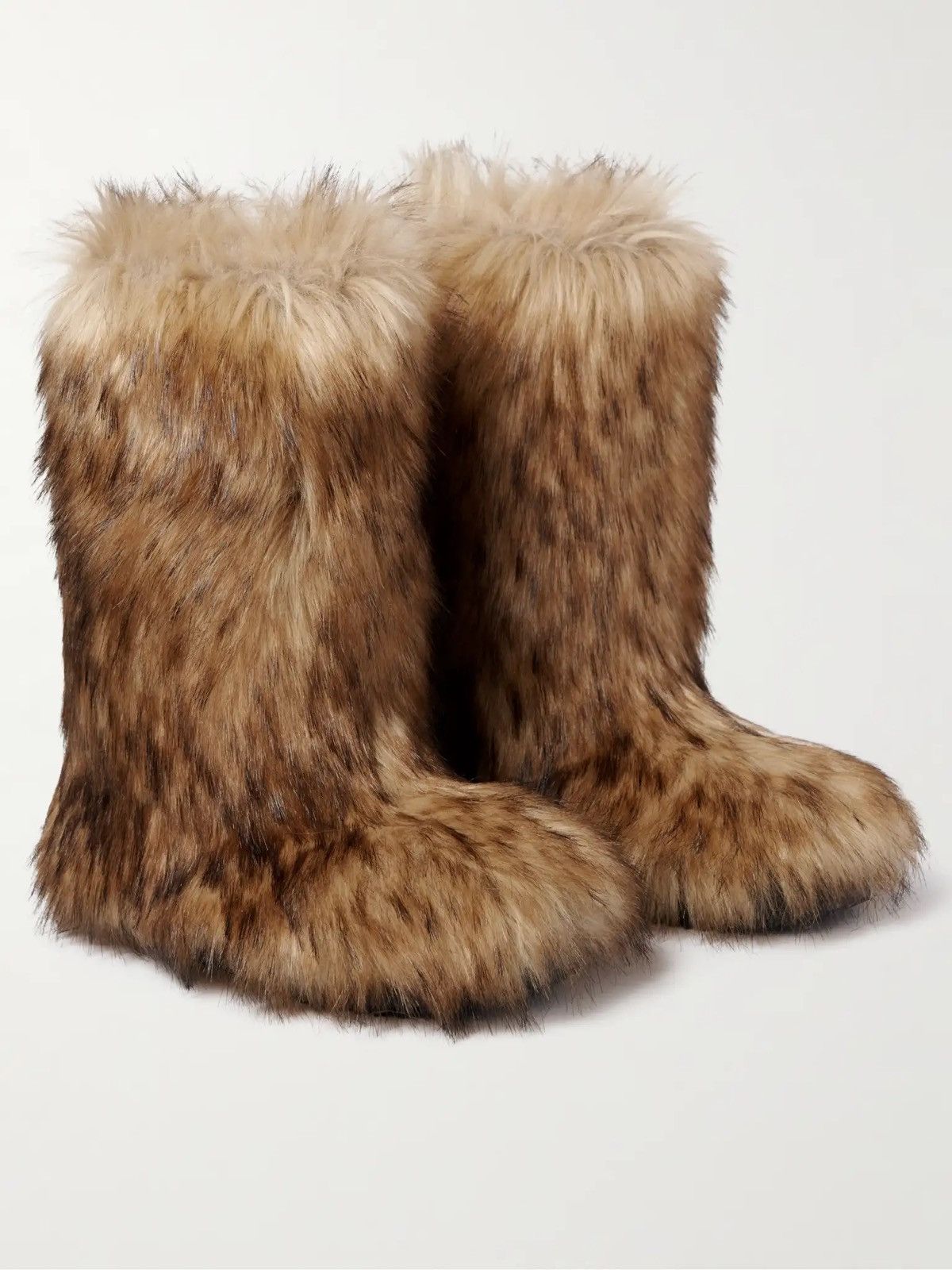 Celine 🔥RUNWAY🔥Celine Faux Fur Boots Size US 8 / EU 41 - 3 Thumbnail