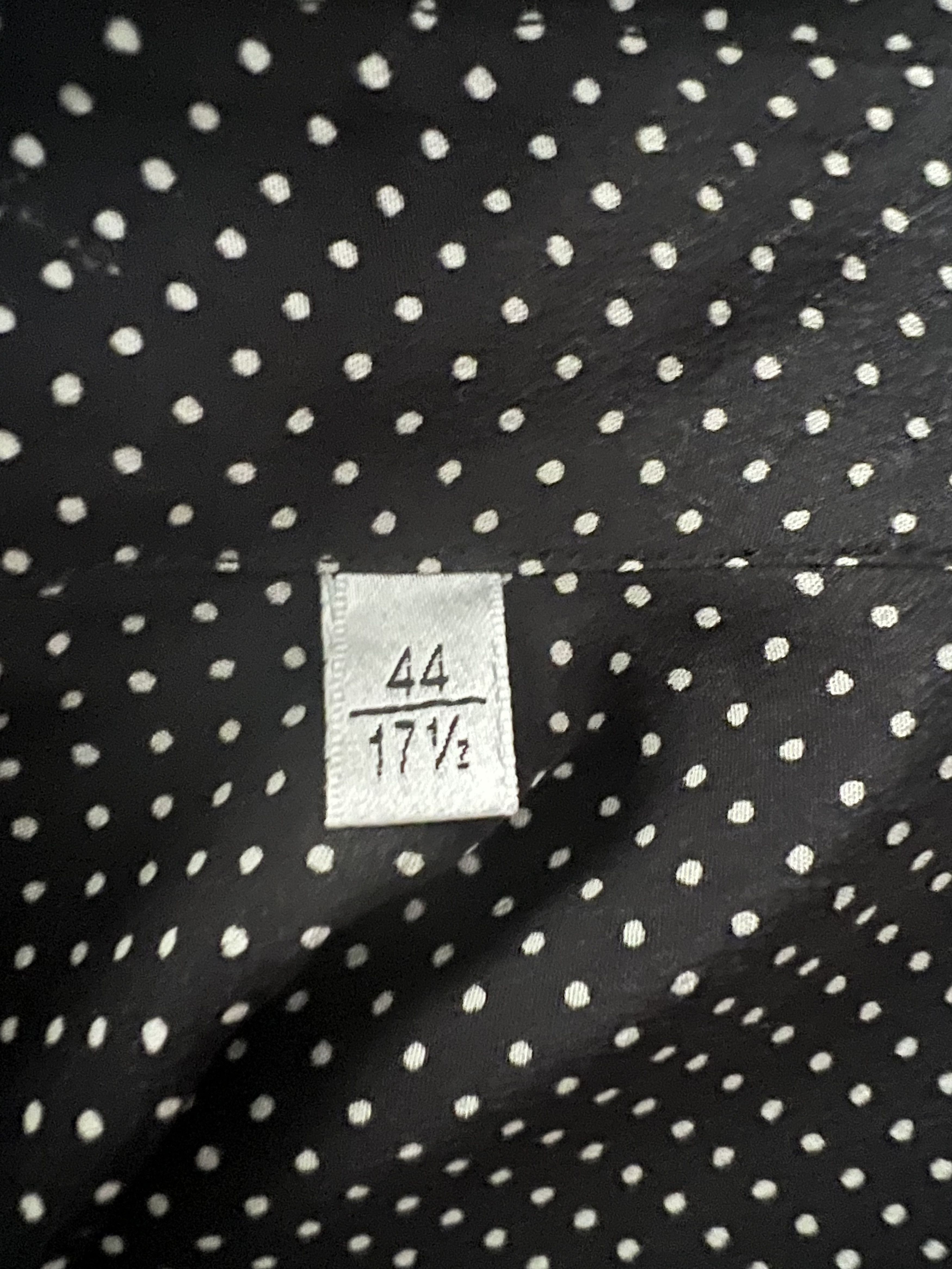 Hedi Slimane × Saint Laurent Paris Polka Dot Silk Shirt Size US XL / EU 56 / 4 - 6 Thumbnail