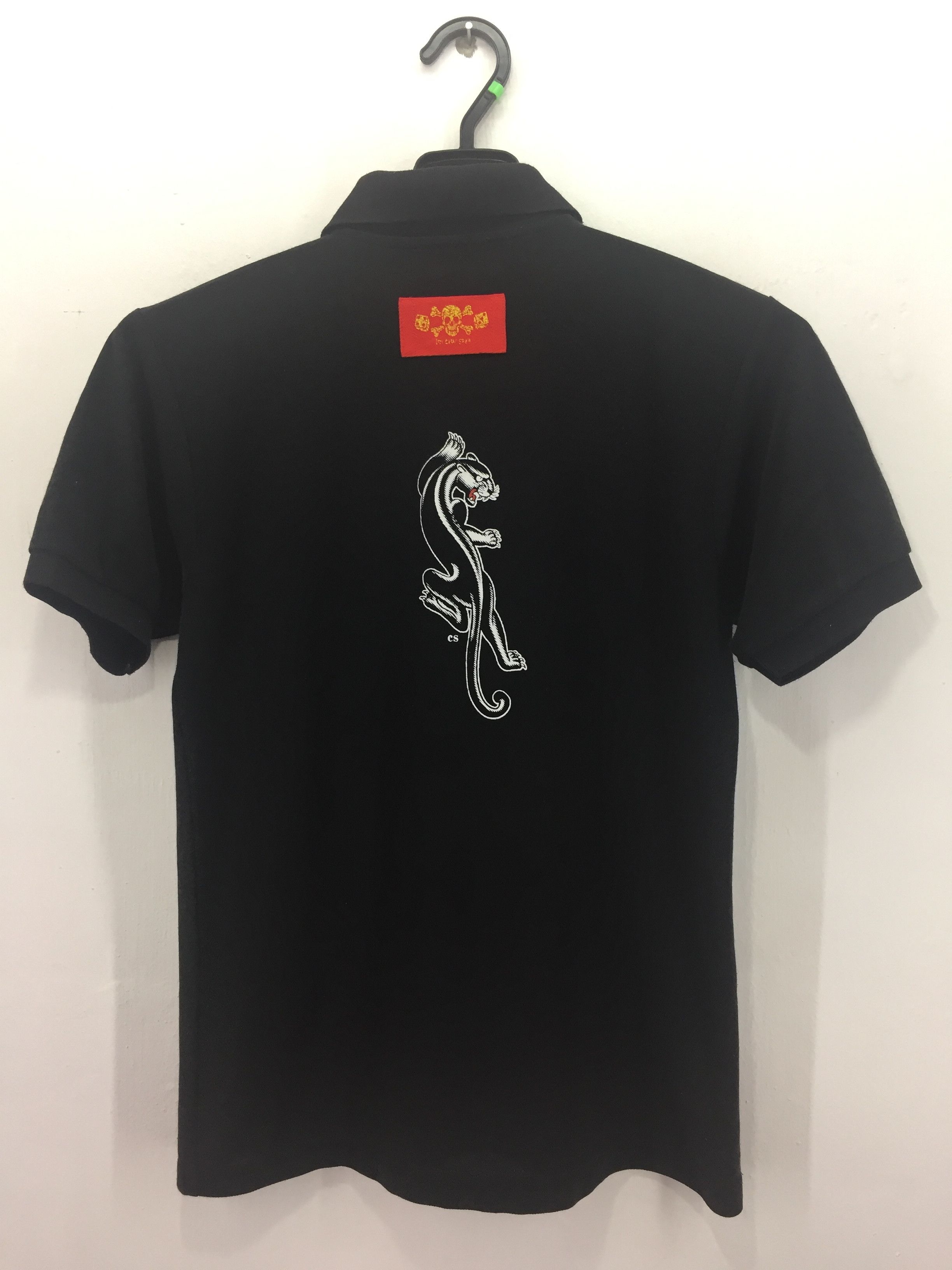 Japanese Brand CREAM SODA WITH BLACK PANTHER DESIGN POLO SHIRT Size US S / EU 44-46 / 1 - 1 Thumbnail