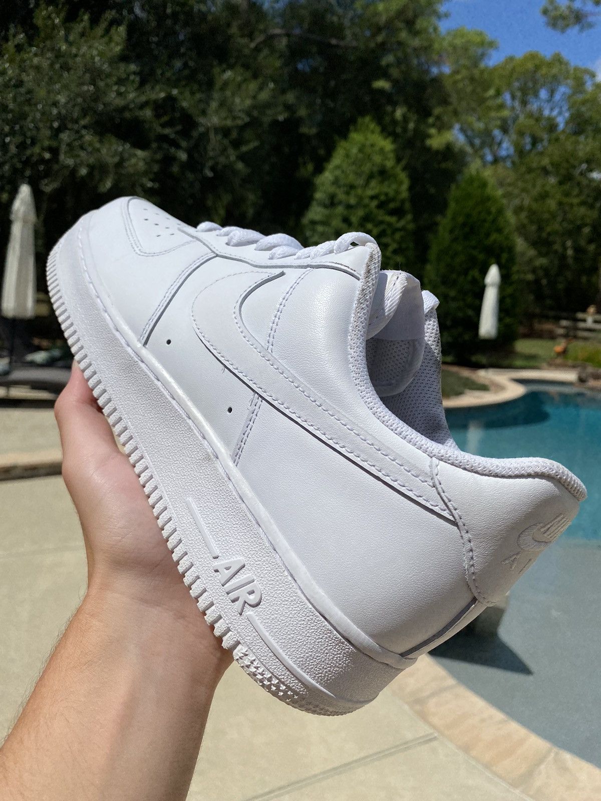 Nike Air Force 1 Low White \'07 Mens White Size 9.5M CW2288-111 Nike Air Force 1 Low  main image 2