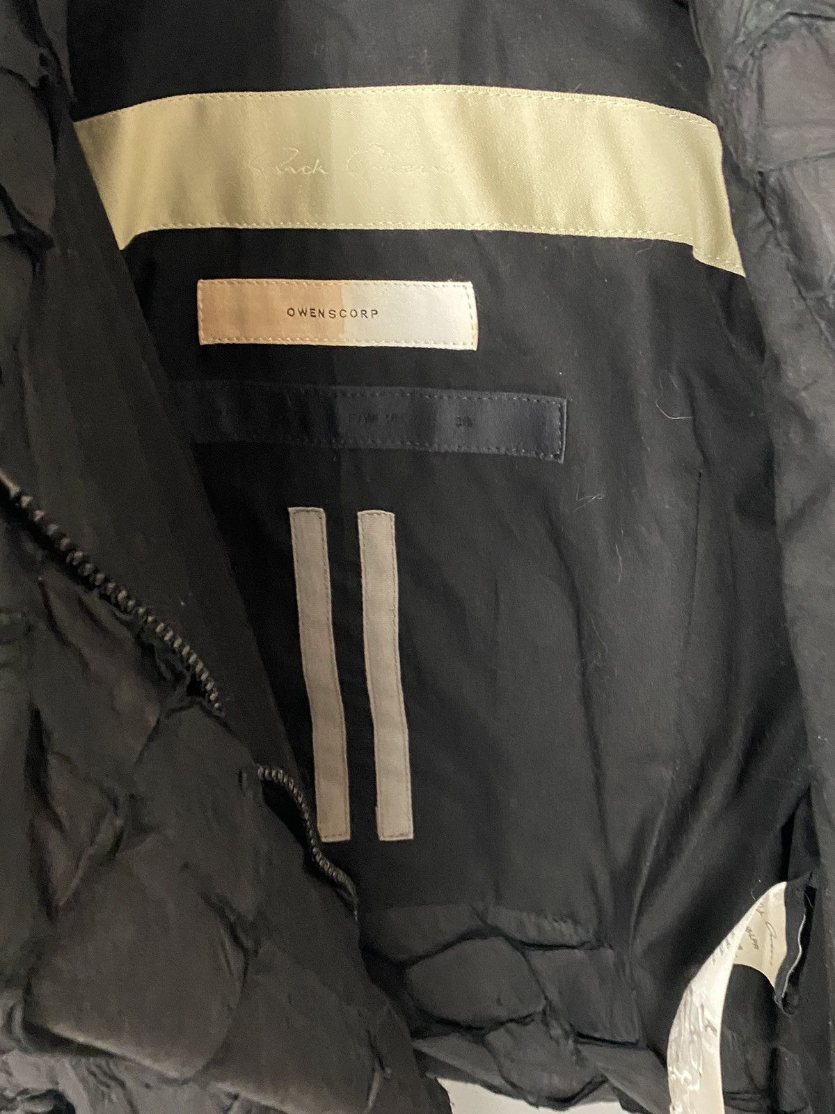 Rick Owens FW16 ‘MASTODON’ Pirarucu Cropped Draped Jacket Size US XXS / EU 40 - 6 Thumbnail