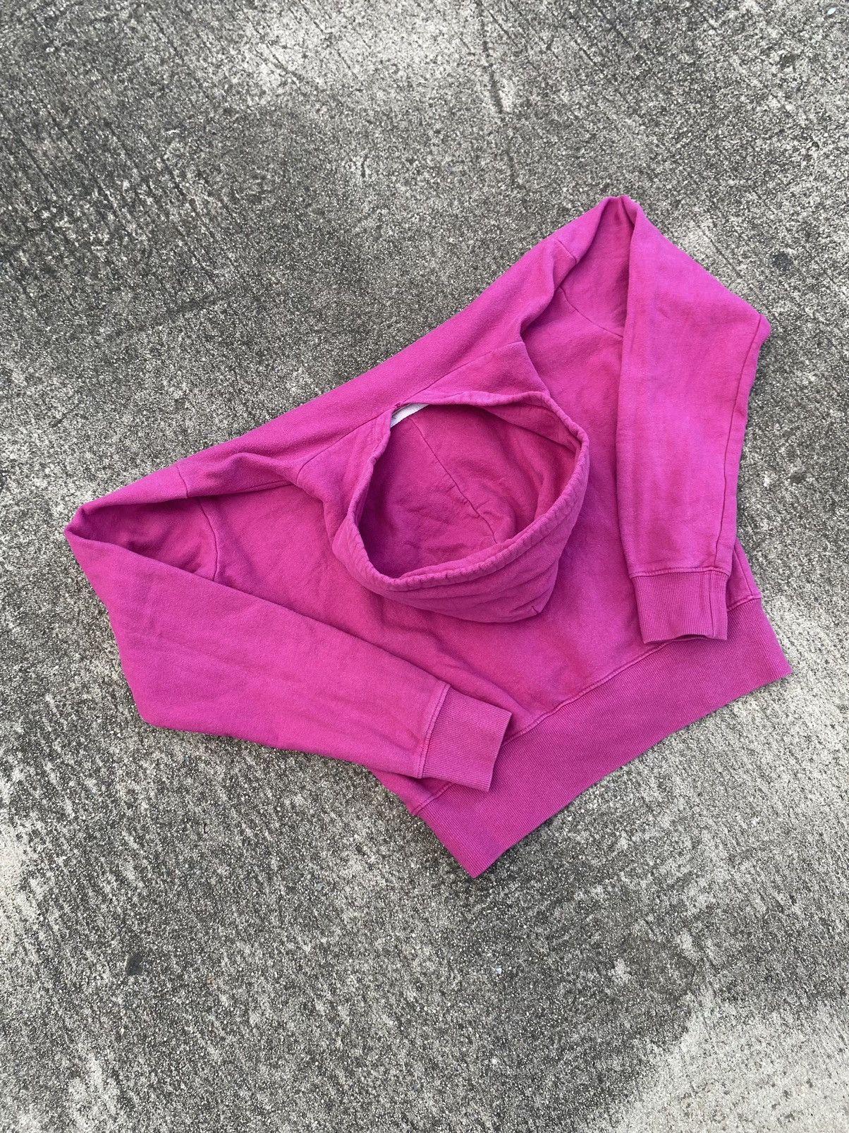 Russell Athletic VTG Blank Pink Hoodie Cropped Size US S / EU 44-46 / 1 - 10 Thumbnail