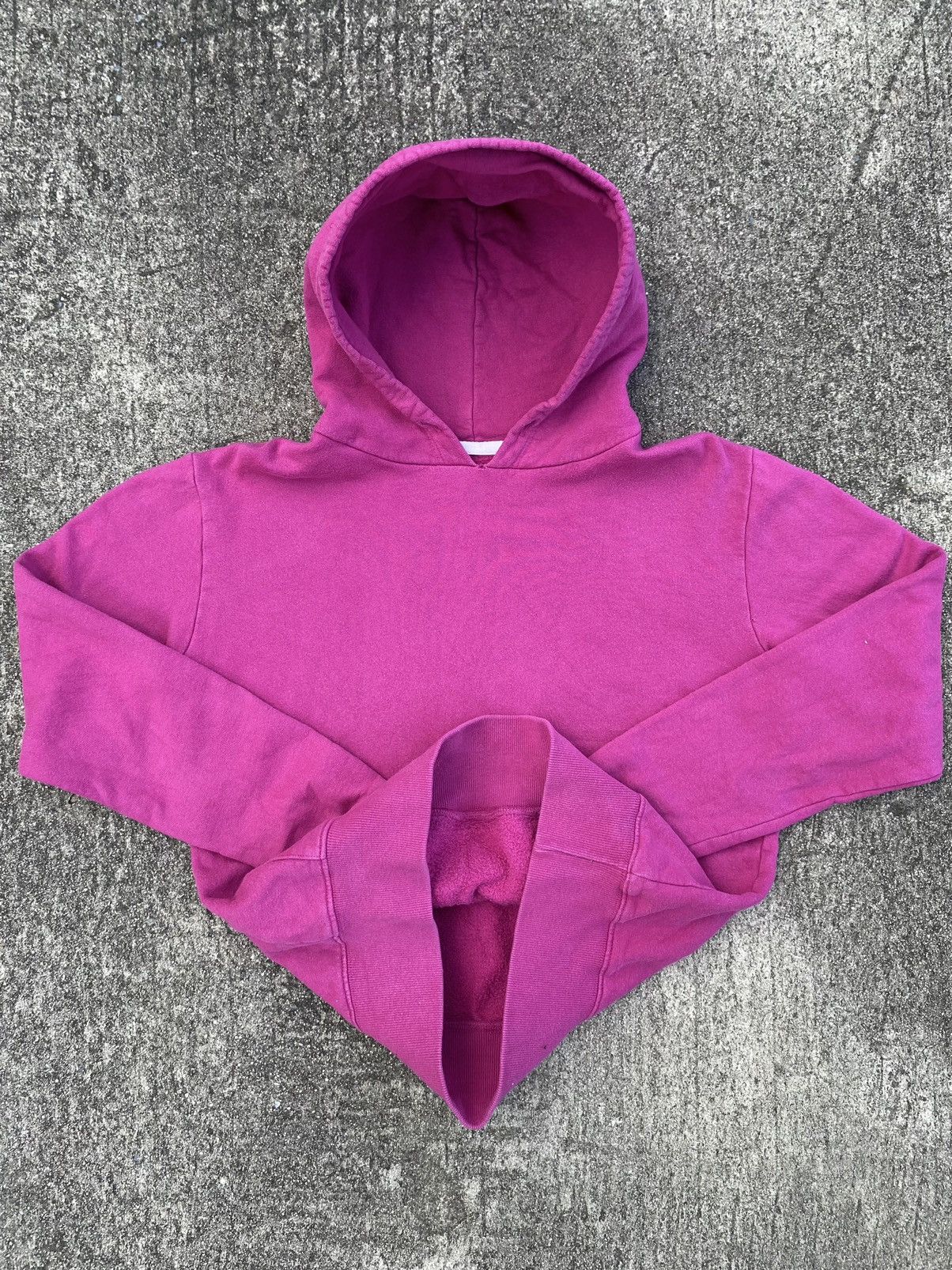 Russell Athletic VTG Blank Pink Hoodie Cropped Size US S / EU 44-46 / 1 - 4 Thumbnail