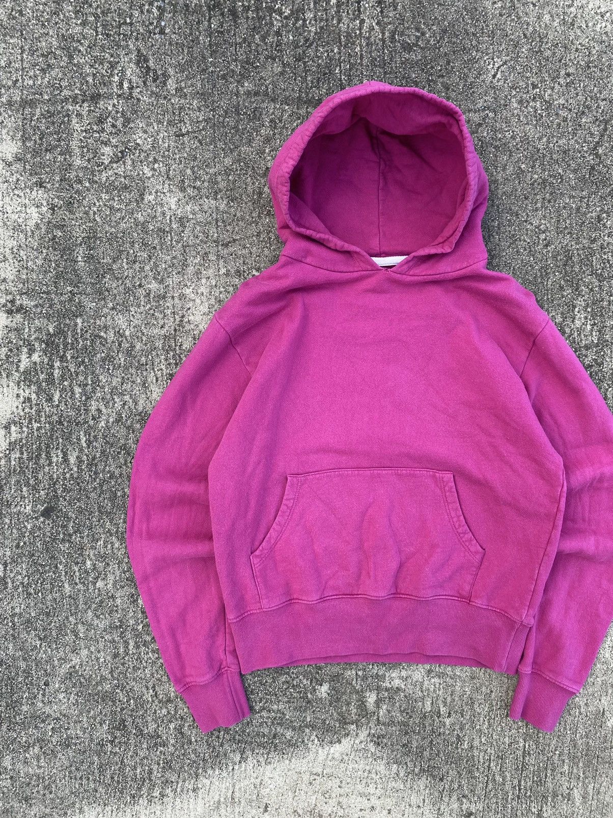 Russell Athletic VTG Blank Pink Hoodie Cropped Size US S / EU 44-46 / 1 - 2 Thumbnail
