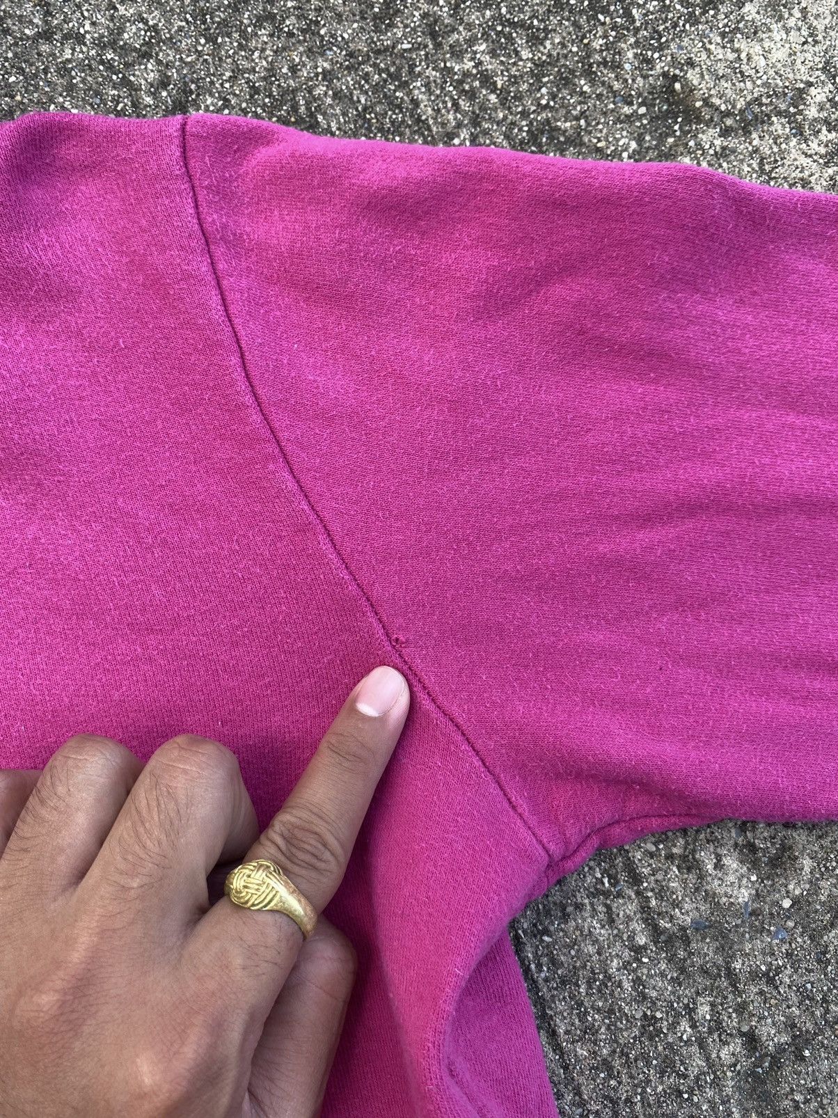 Russell Athletic VTG Blank Pink Hoodie Cropped Size US S / EU 44-46 / 1 - 7 Thumbnail