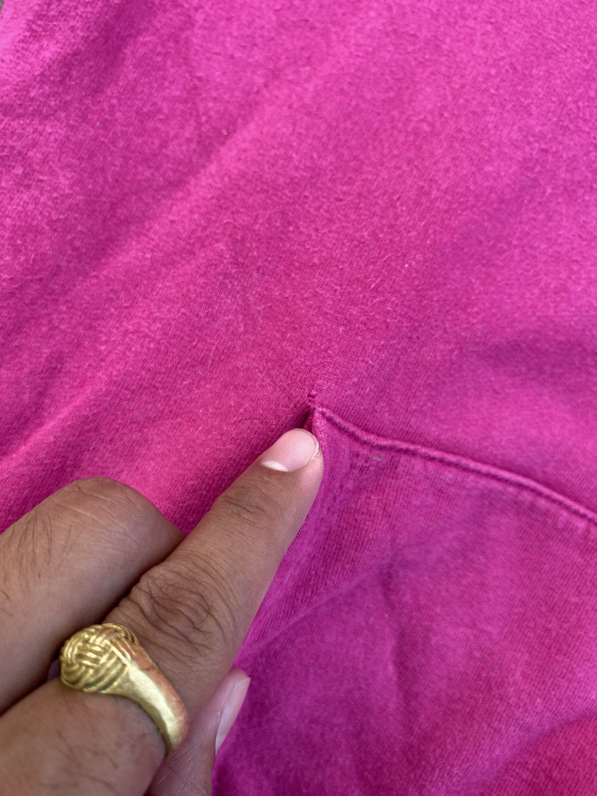 Russell Athletic VTG Blank Pink Hoodie Cropped Size US S / EU 44-46 / 1 - 8 Thumbnail