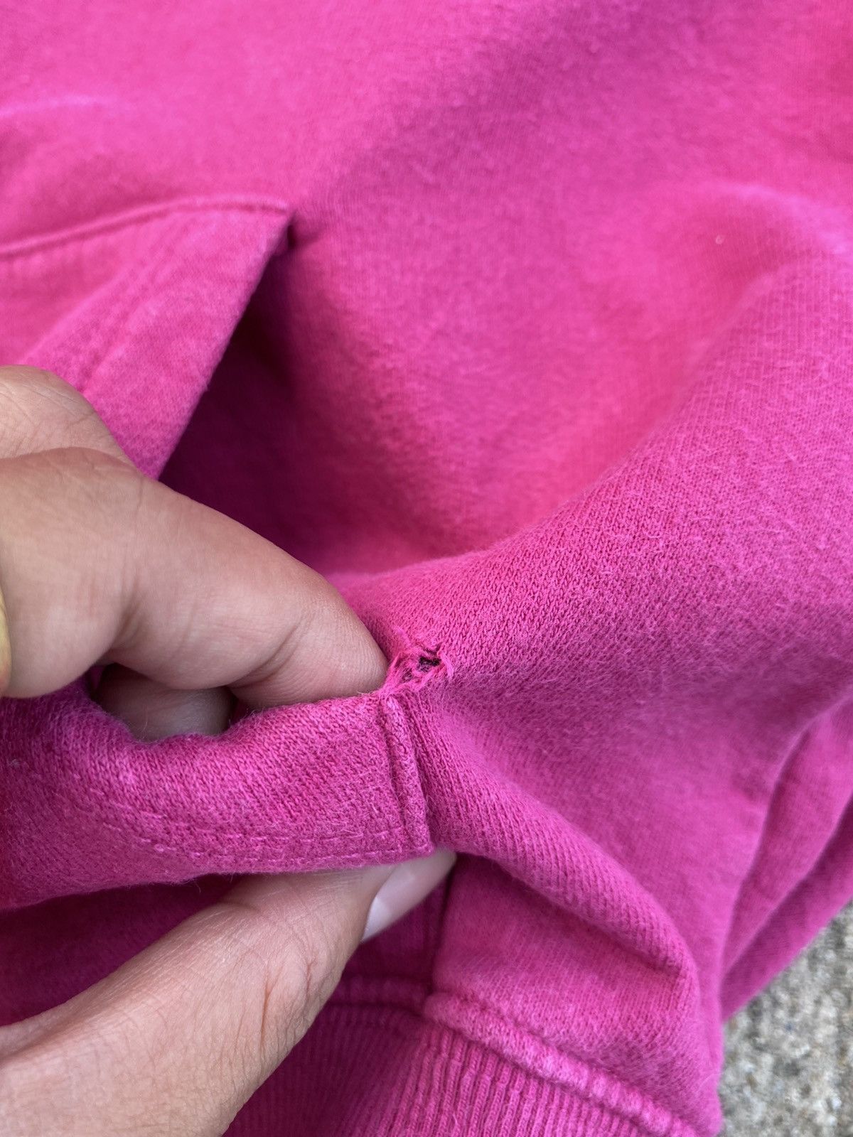Russell Athletic VTG Blank Pink Hoodie Cropped Size US S / EU 44-46 / 1 - 9 Thumbnail