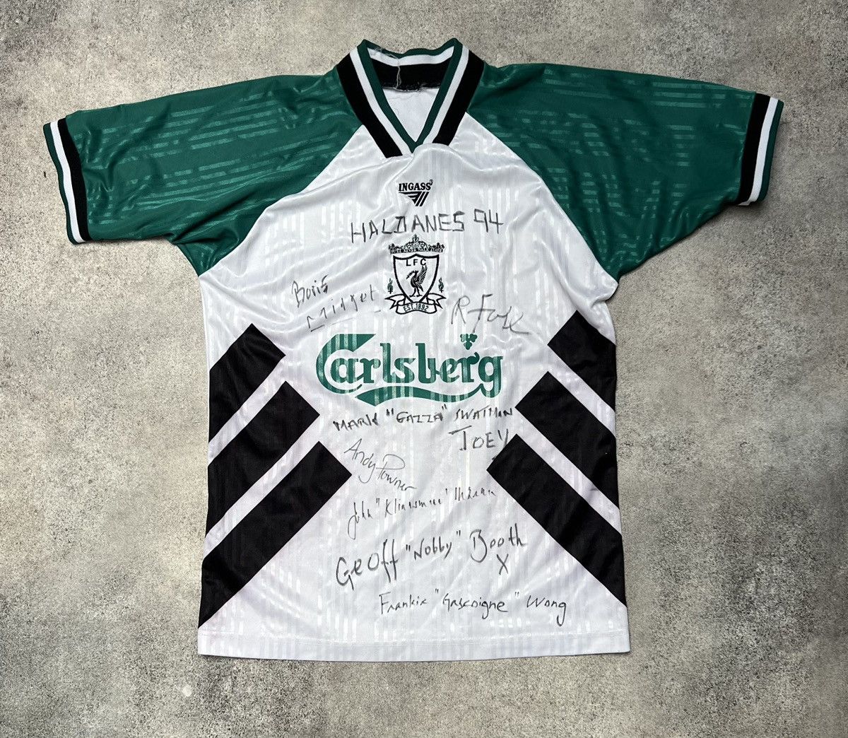 Vintage Liverpool vintage soccer jersey Size US L / EU 52-54 / 3 - 1 Thumbnail
