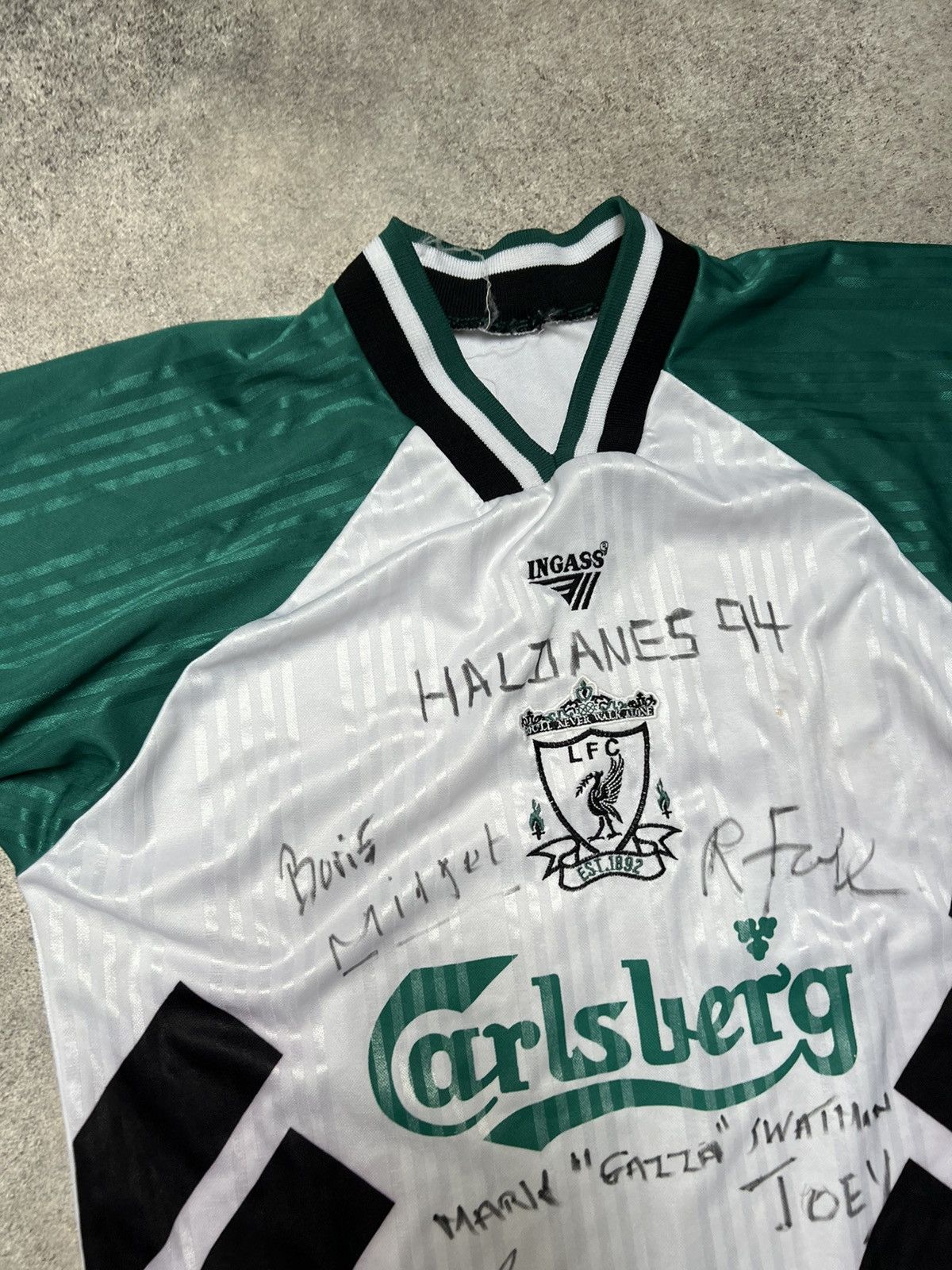 Vintage Liverpool vintage soccer jersey Size US L / EU 52-54 / 3 - 4 Thumbnail