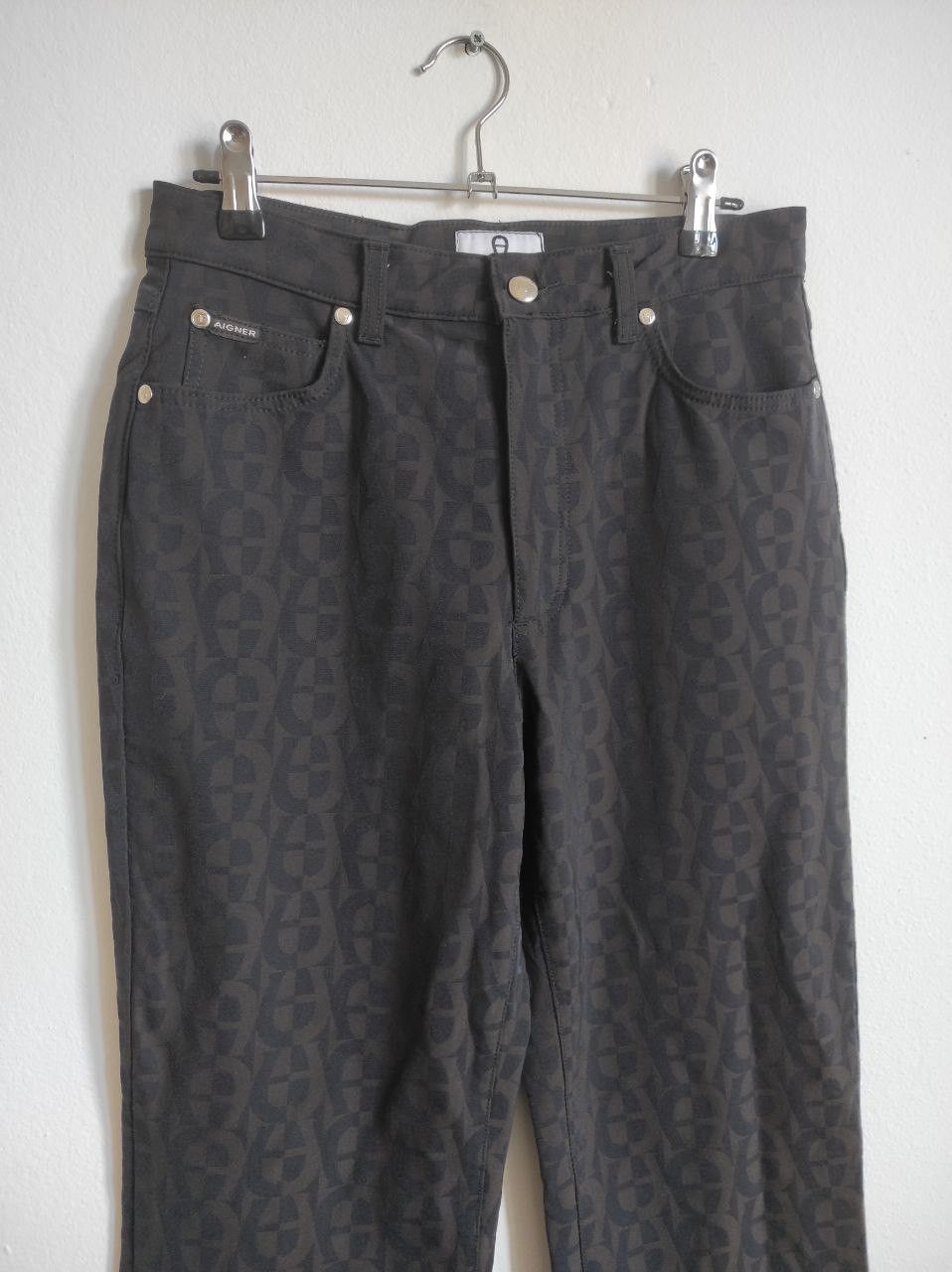 Etienne Aigner Etienne Aigner Monogram Vintage Pants Stretch Size M Size 28" / US 6 / IT 42 - 4 Thumbnail