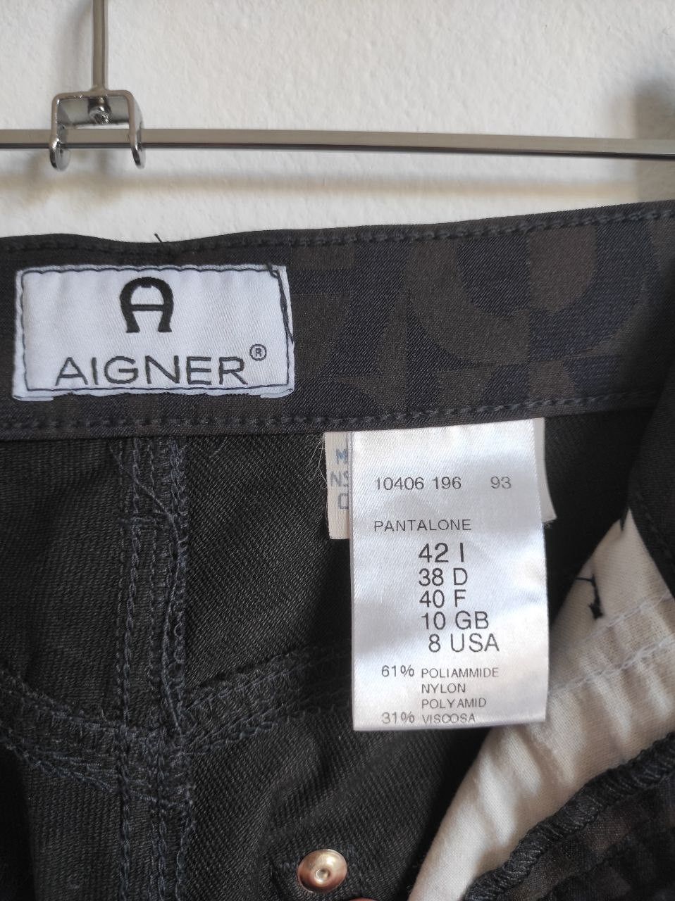 Etienne Aigner Etienne Aigner Monogram Vintage Pants Stretch Size M Size 28" / US 6 / IT 42 - 10 Thumbnail