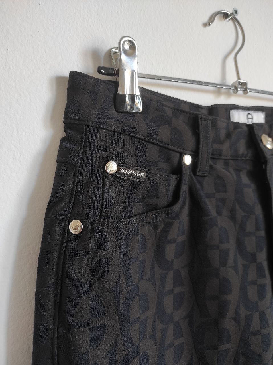 Etienne Aigner Etienne Aigner Monogram Vintage Pants Stretch Size M Size 28" / US 6 / IT 42 - 1 Thumbnail