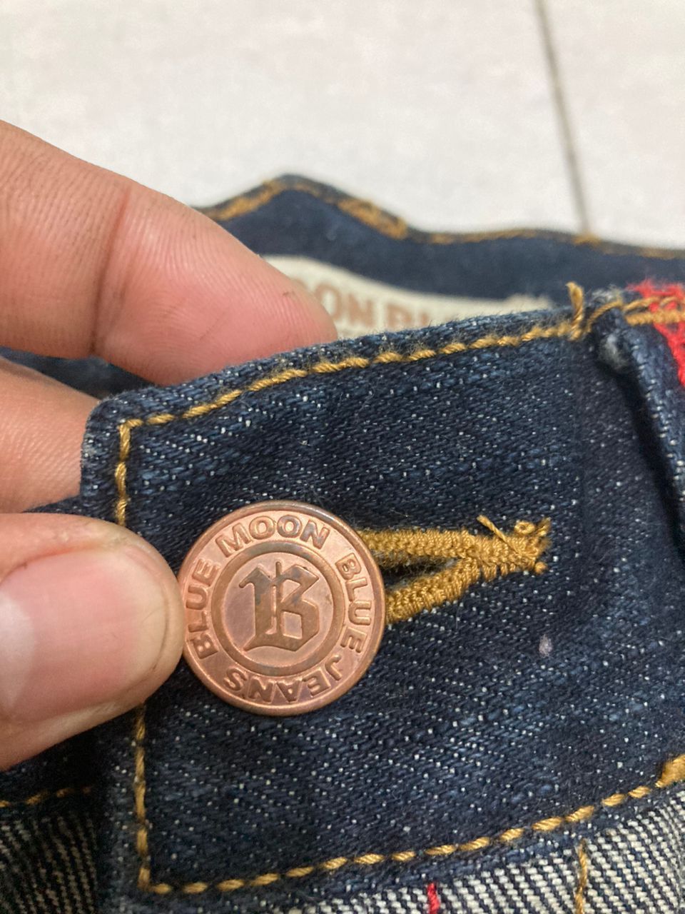 Hysteric Glamour =3= Blue Moon Blue Fatigue Jeans - Super Rare Design Size US 32 / EU 48 - 10 Thumbnail