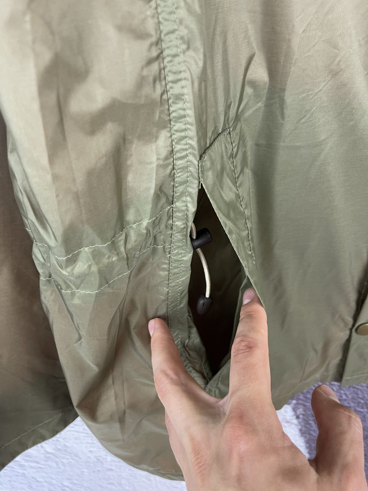 Barbour Barbour nylon light green khaki orange pocket jacket Size US L / EU 52-54 / 3 - 11 Thumbnail