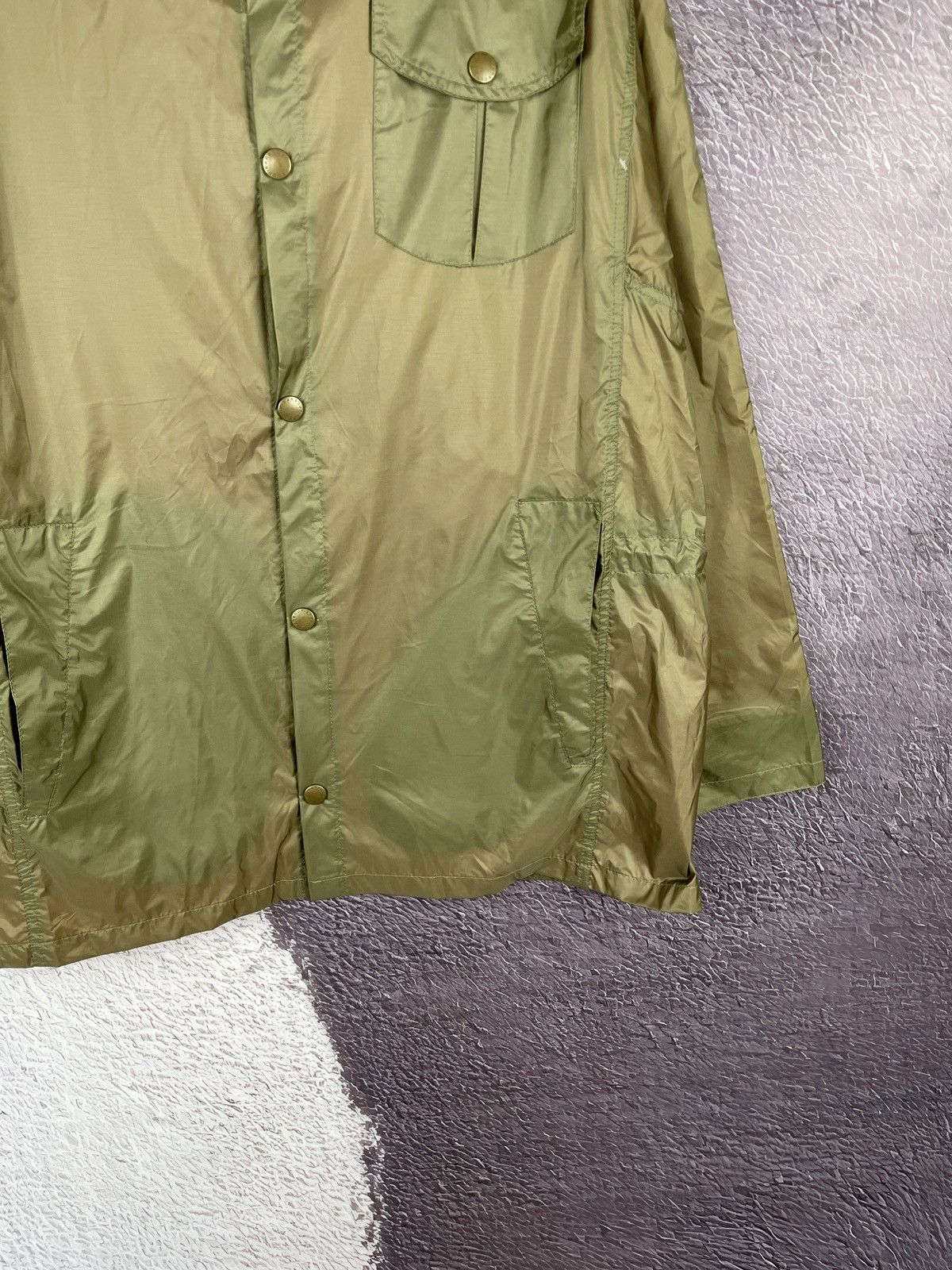 Barbour Barbour nylon light green khaki orange pocket jacket Size US L / EU 52-54 / 3 - 9 Thumbnail