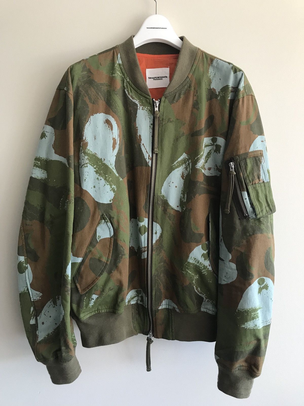 Takahiromiyashita The Soloist. Skoloct Camo Bomber | Grailed