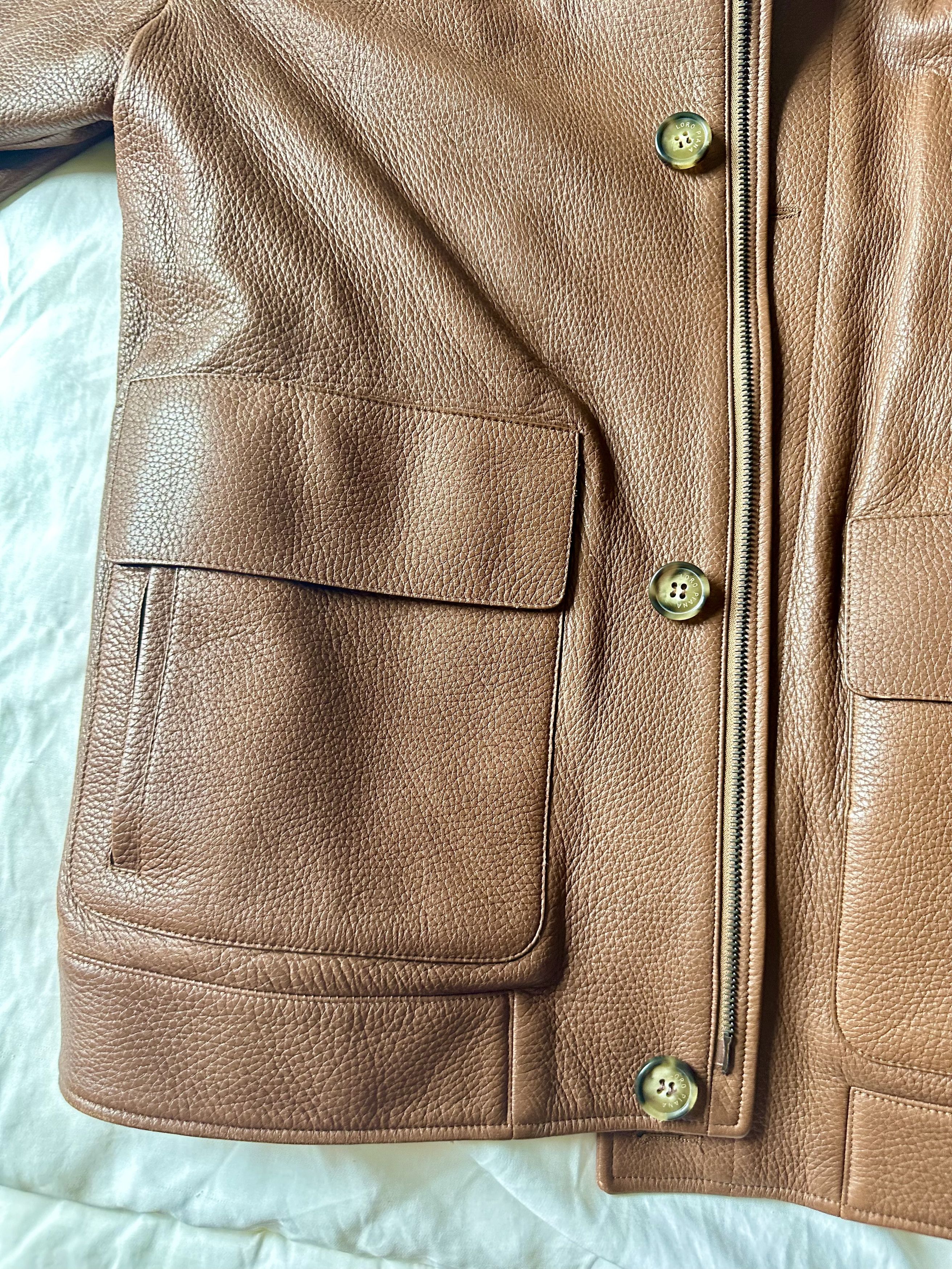 Loro Piana Loro Piana men’s leather Jacket. Size US XS / EU 42 / 0 - 4 Thumbnail
