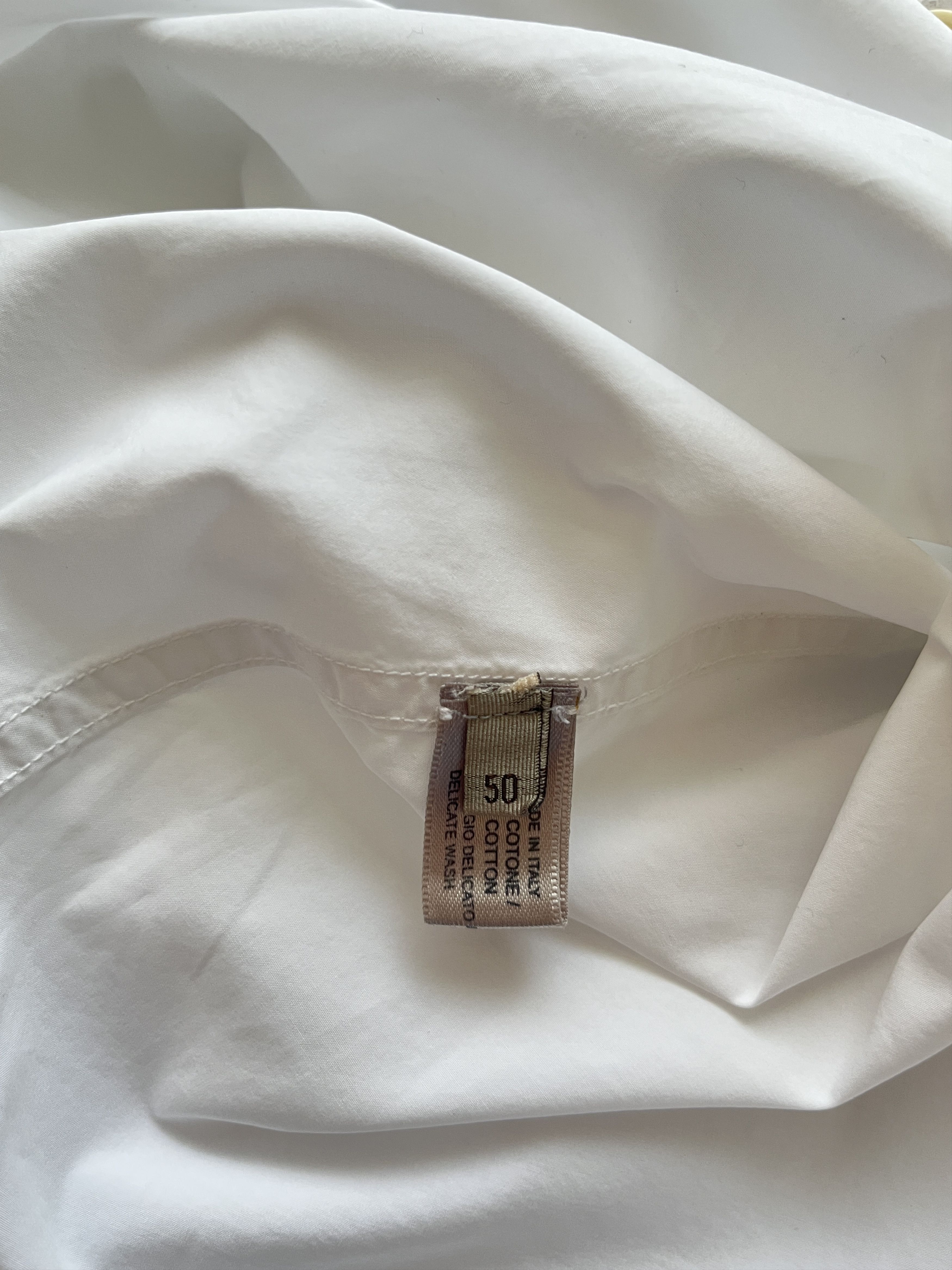 Bottega Veneta ⚡️QUICK SALE⚡️Bottega Veneta White Button Up Shirt Size US M / EU 48-50 / 2 - 4 Thumbnail